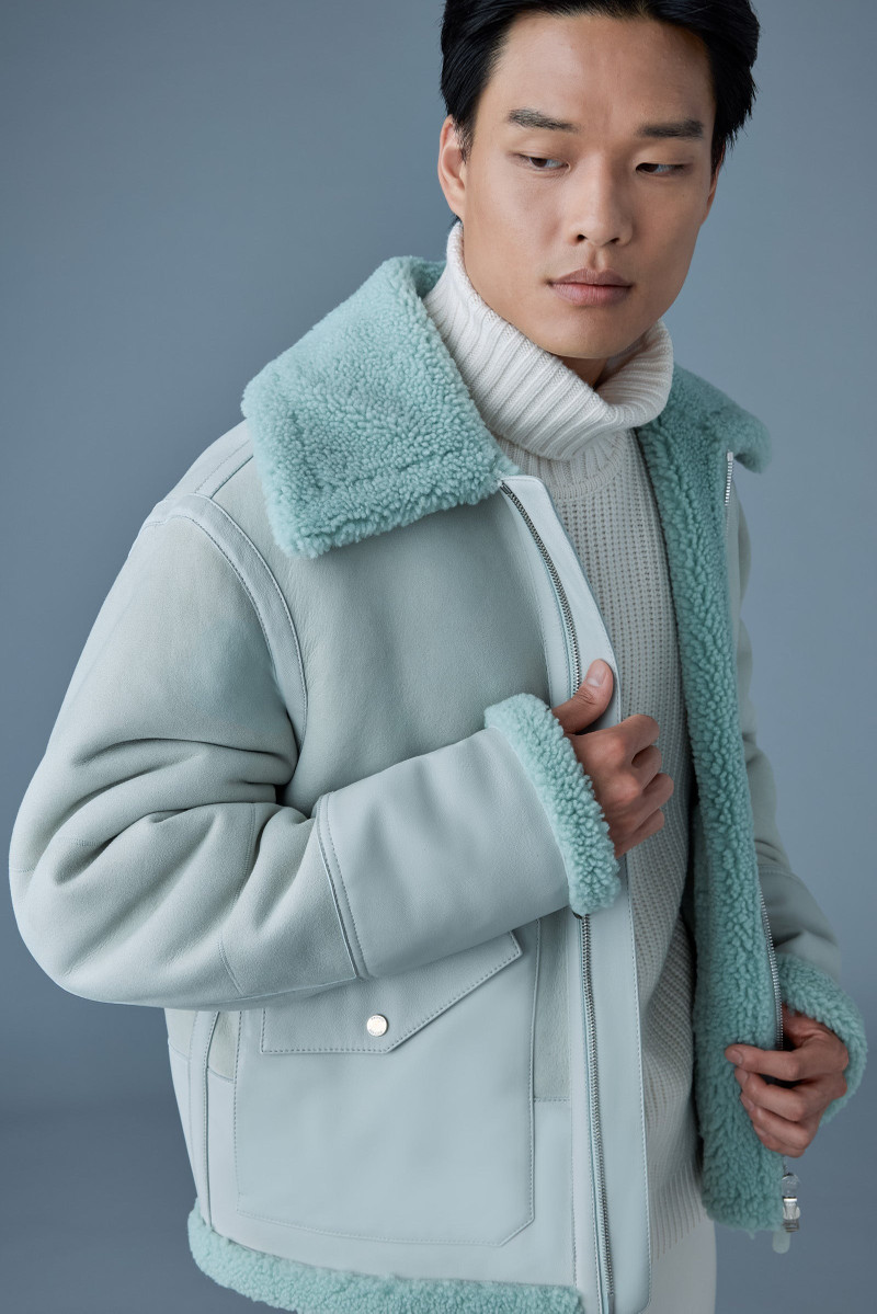 ATLAS-SH Shearling and leather aviator-style jacket 5