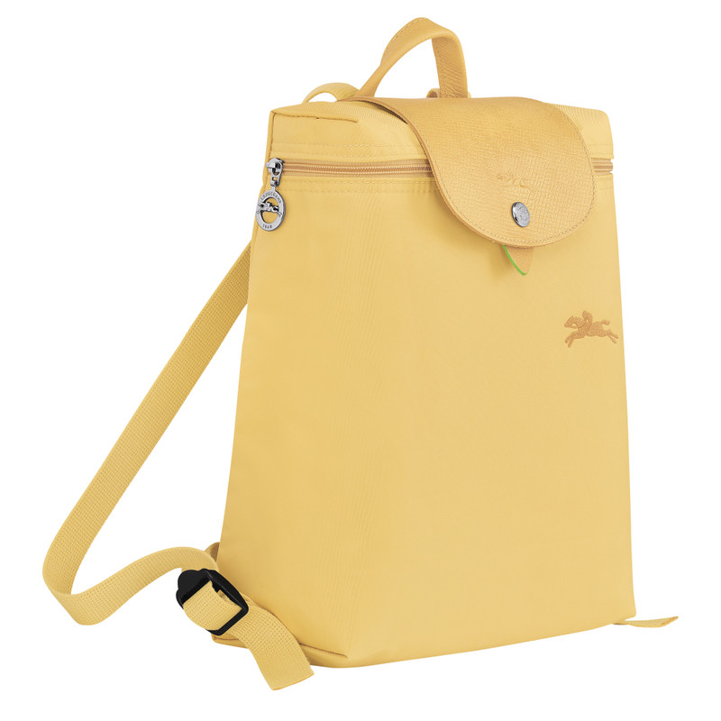 Longchamp Le Pliage Green Backpack Wheat - Recycled canvas outlook