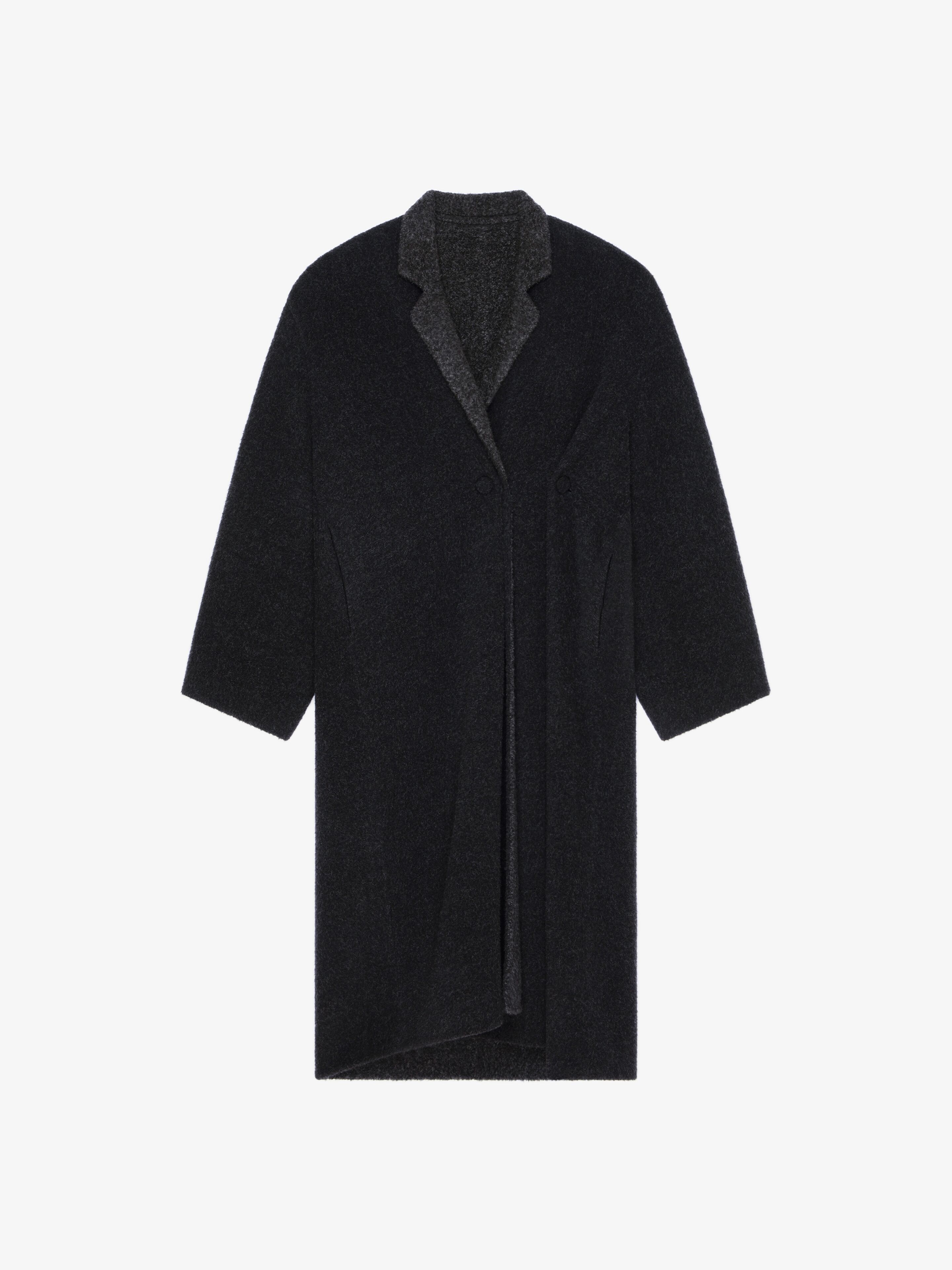 COAT IN DOUBLE FACE WOOL ALPACA - 1