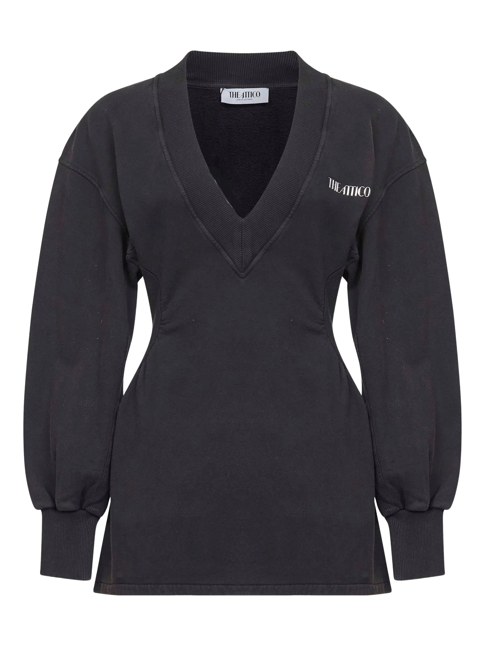 The Attico V-neck Mini Dress - 1