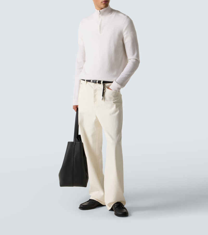LE KASHA Dared cashmere half-zip sweater outlook