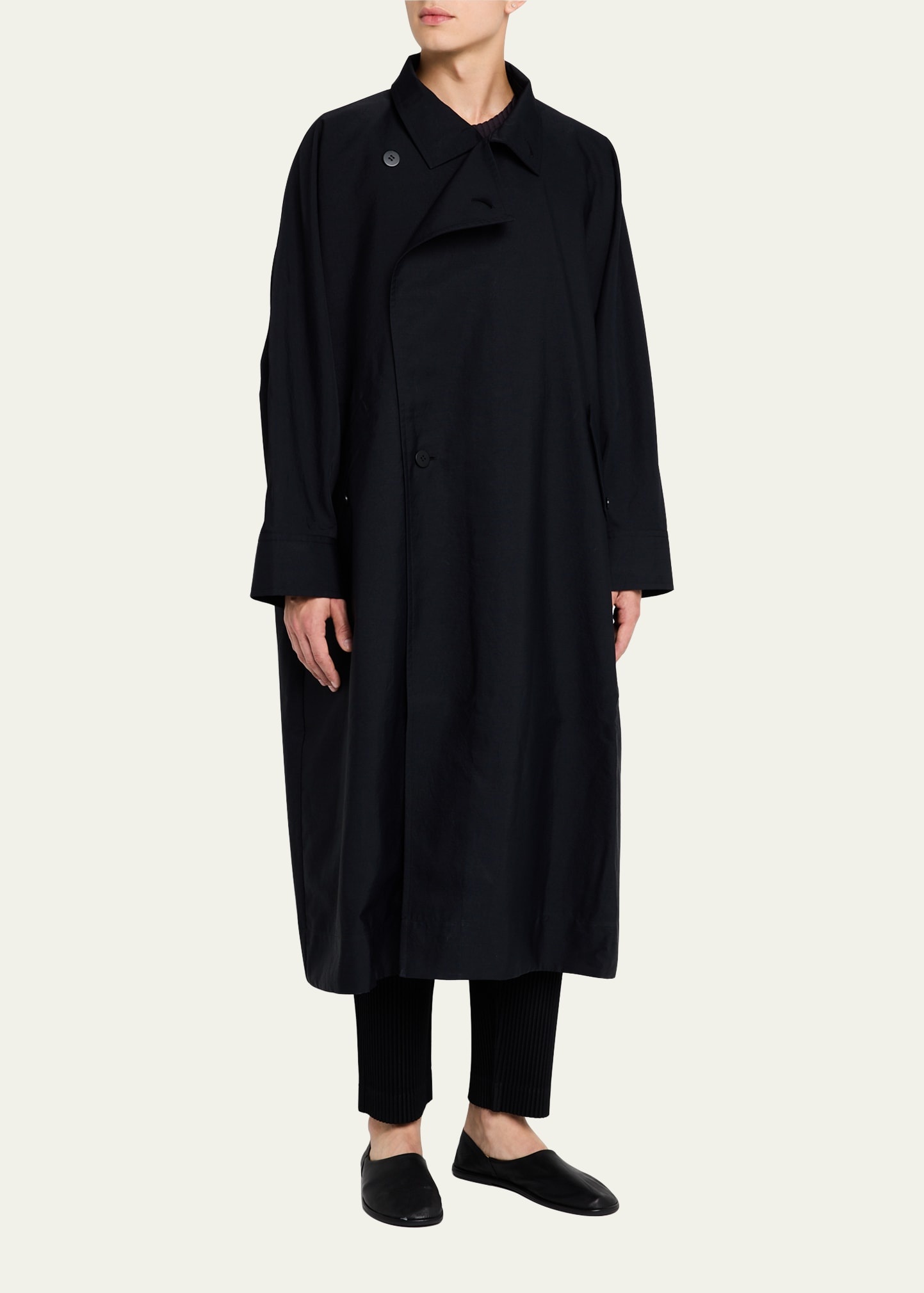 Men's Oversized Trench Coat - 2