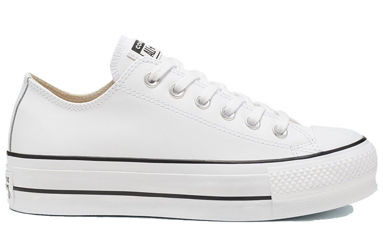 (WMNS) Converse Chuck Taylor All Star Lift Clean Ox 'White' 561680C - 2