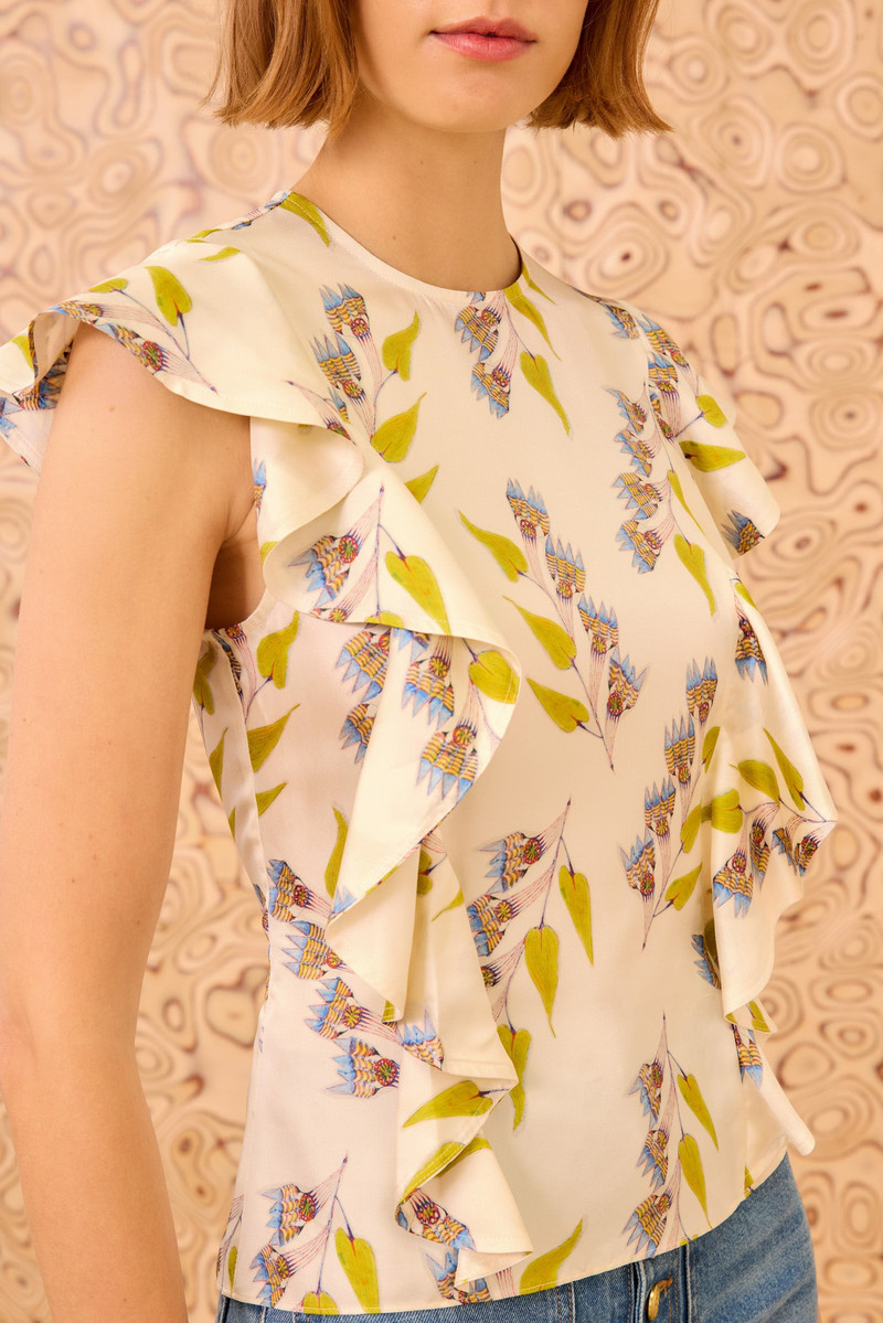 ULLA JOHNSON Botanical Top outlook