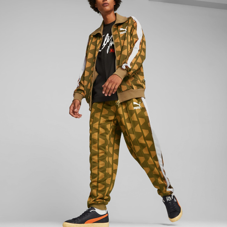 PUMA Joggers and Sweatpants 'Yellow' 621844-93 - 3