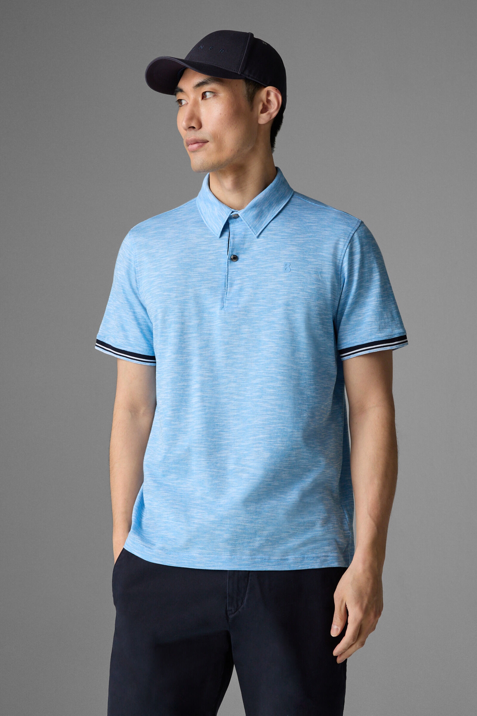 Samu Polo shirt in Ice blue - 2
