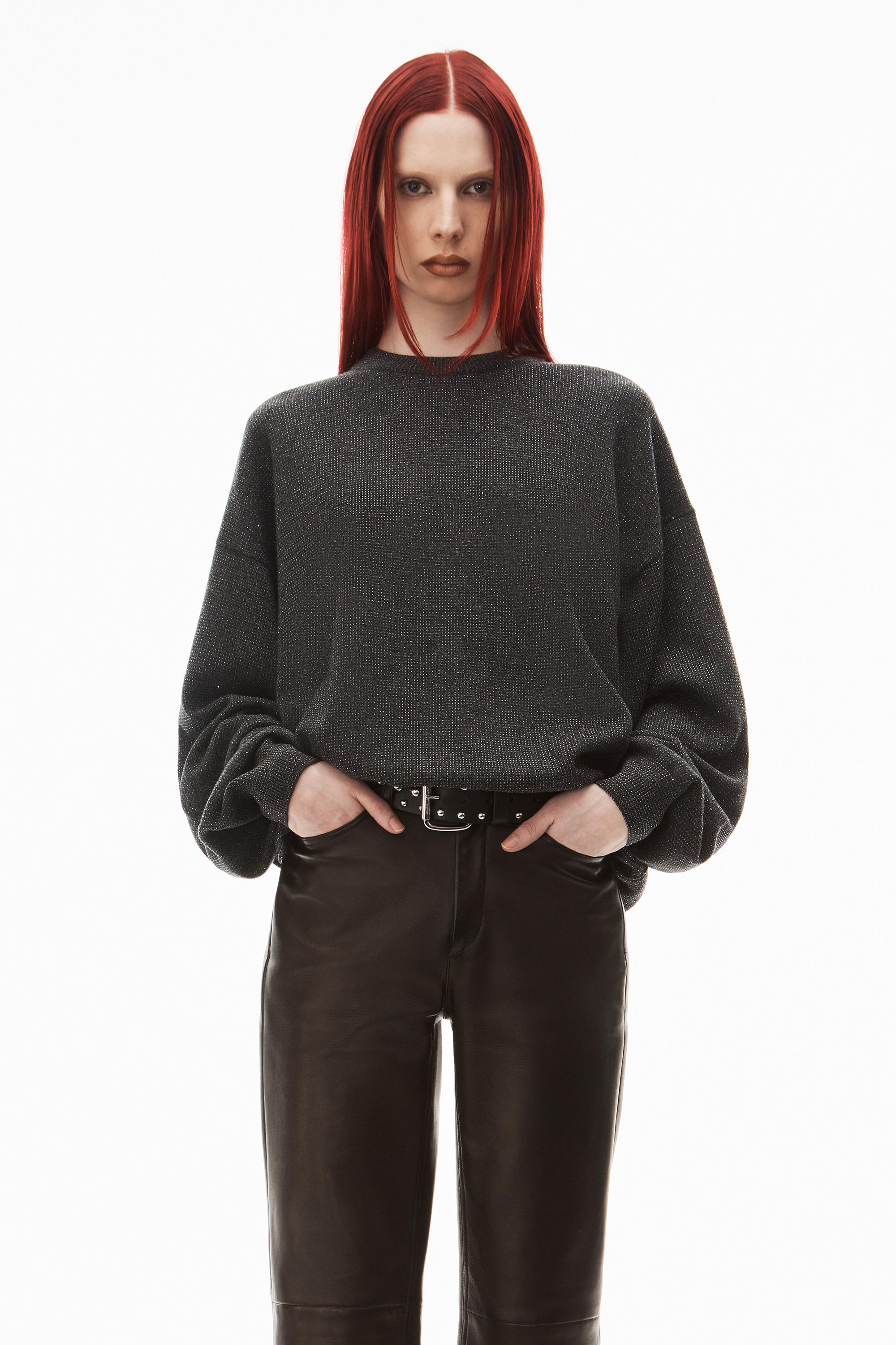 CREWNECK PULLOVER IN WOOL - 2