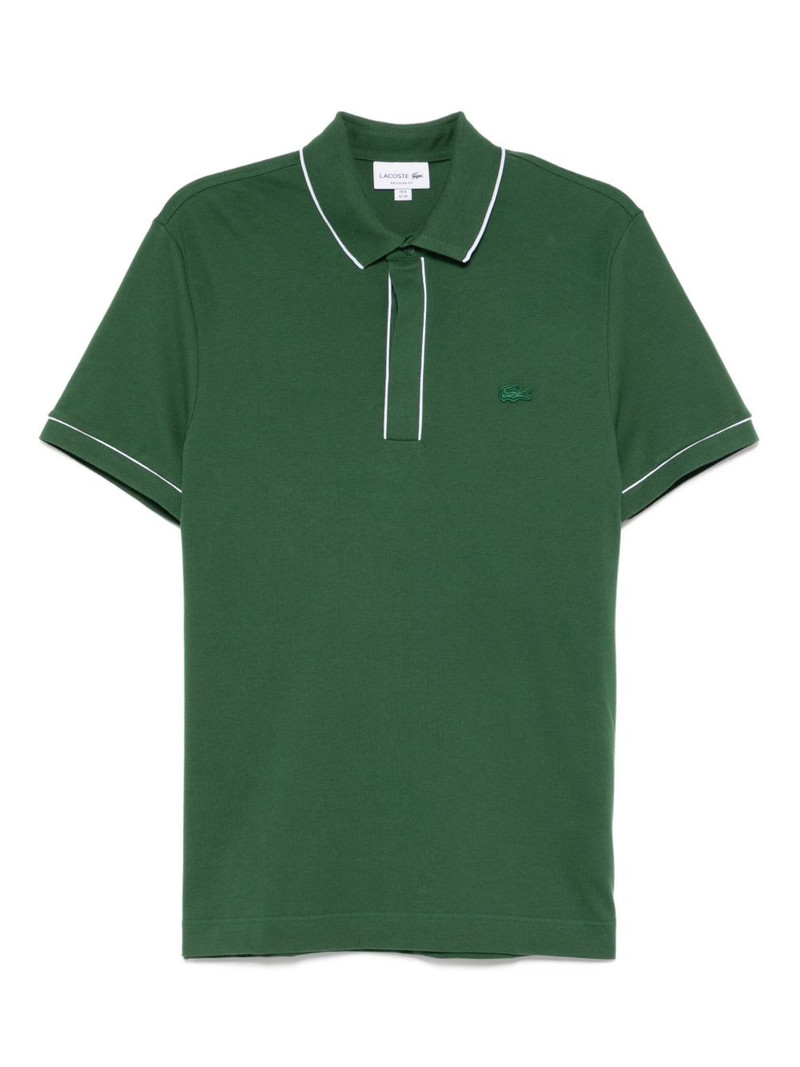 logo-embroidered polo shirt 1