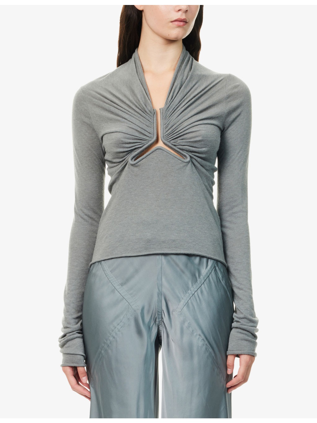 Allanah Ruched Woven Top - 3