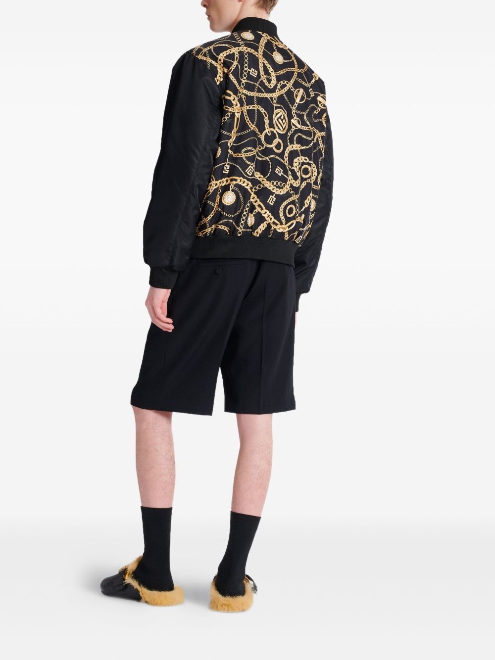 reversible bomber jacket - 4