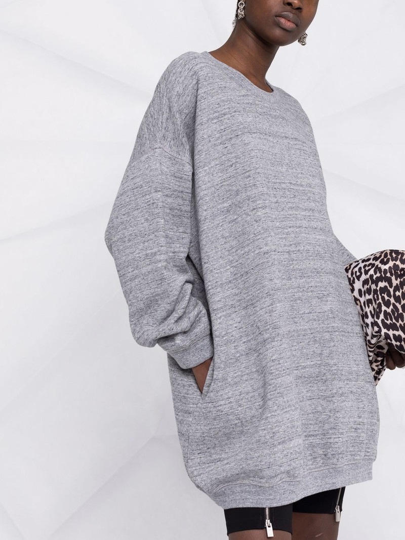 logo-print sweater dress 5