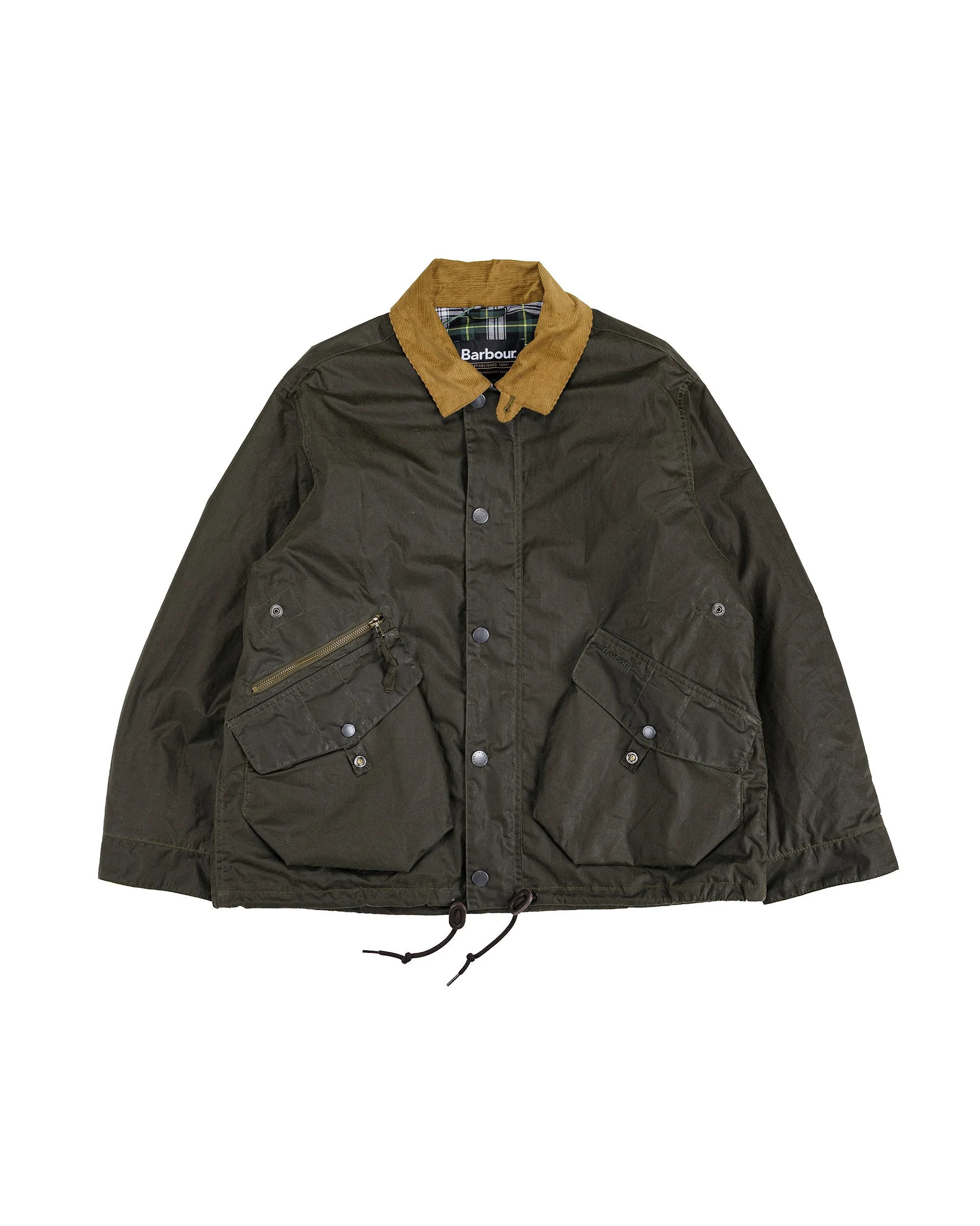 Modified Endurance Wax Jacket Archive Olive - 1