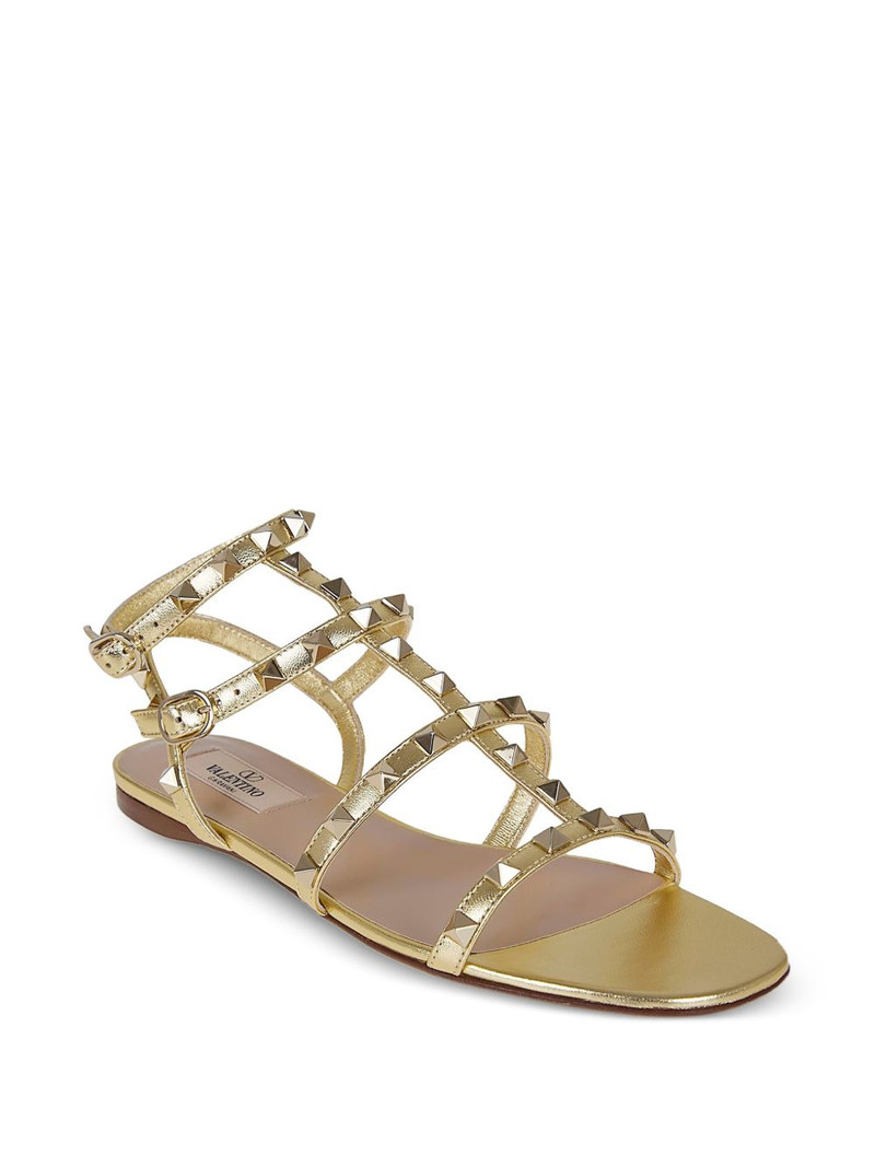 Valentino Rockstud multi-strap sandals outlook
