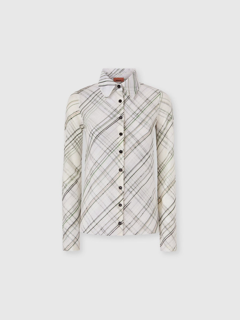 Tartan criss-cross shirt 1