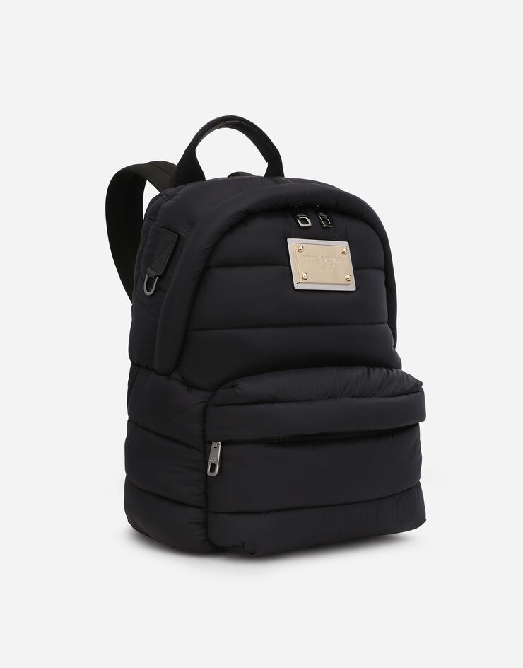 Padded nylon backpack - 3