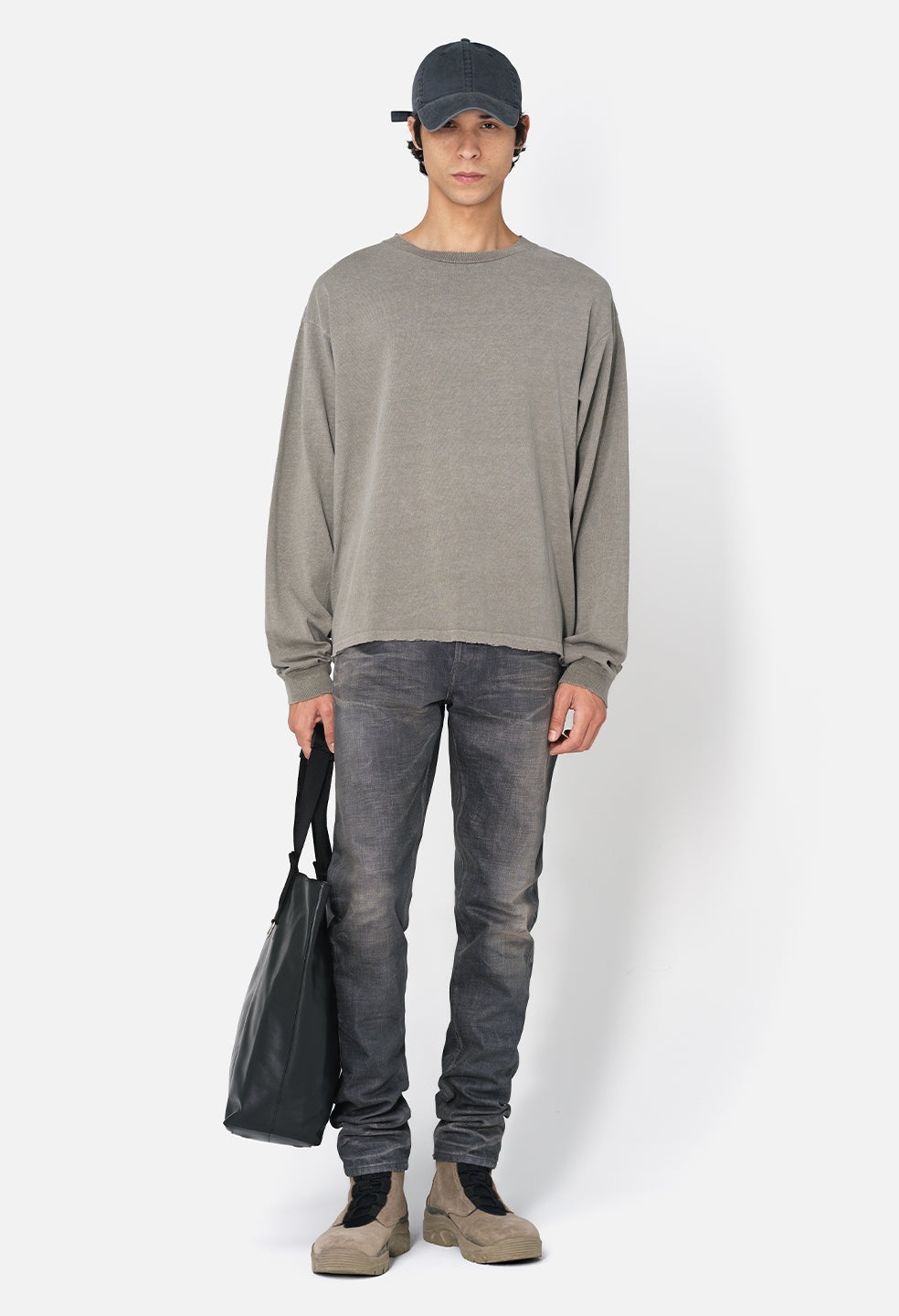 FOLSOM LS CROPPED TEE - 4