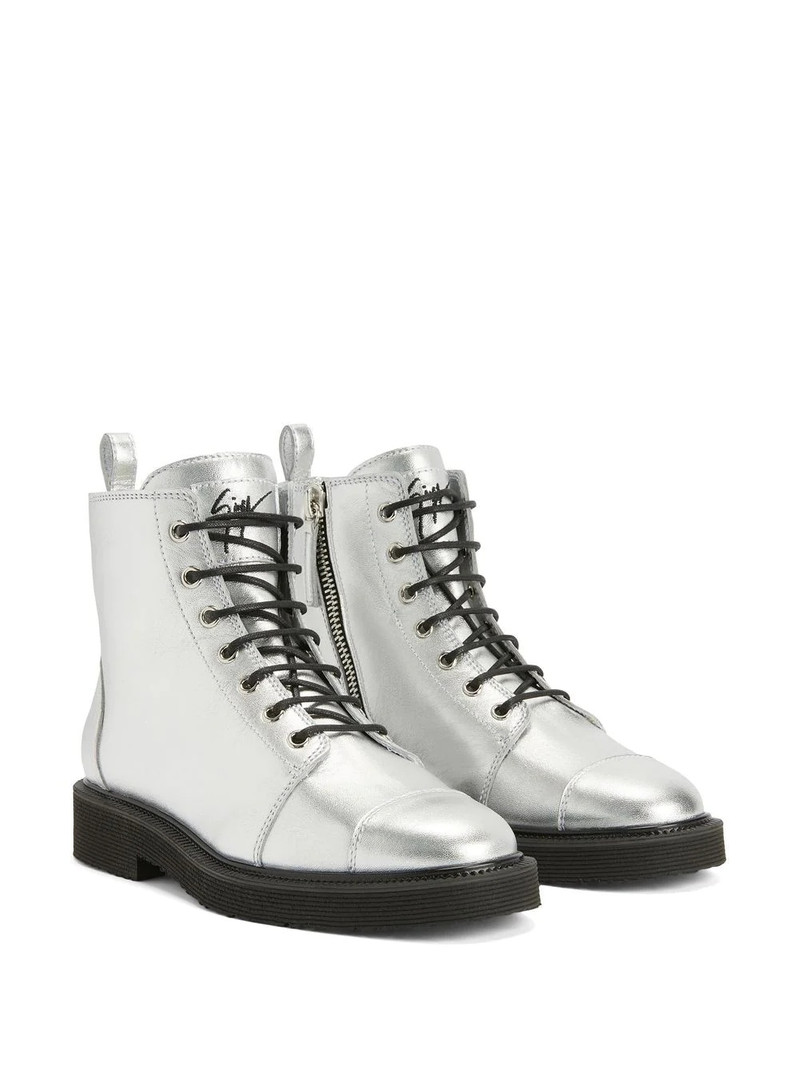 Giuseppe Zanotti Thora lace-up cargo boots outlook