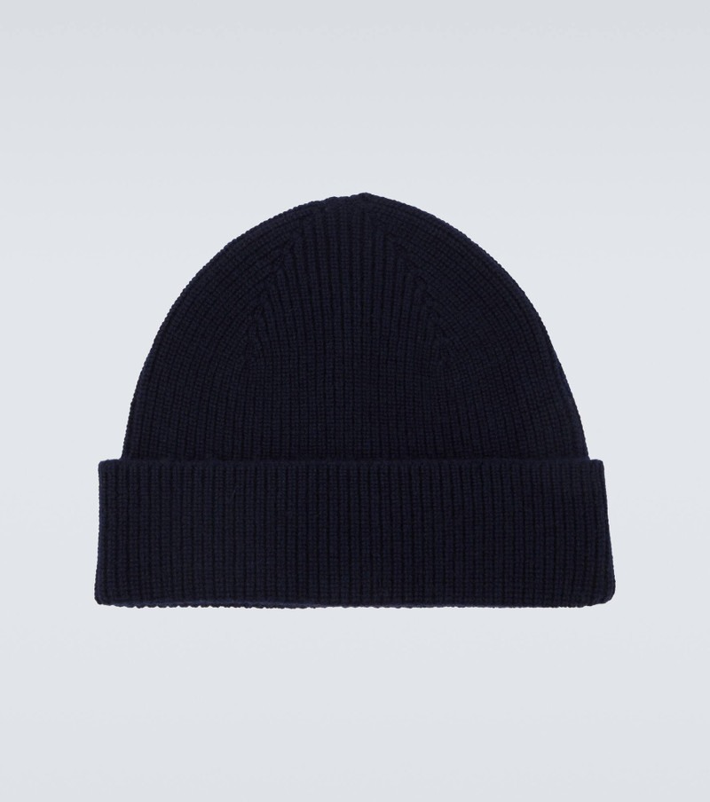 ZEGNA Ribbed-knit cashmere beanie outlook