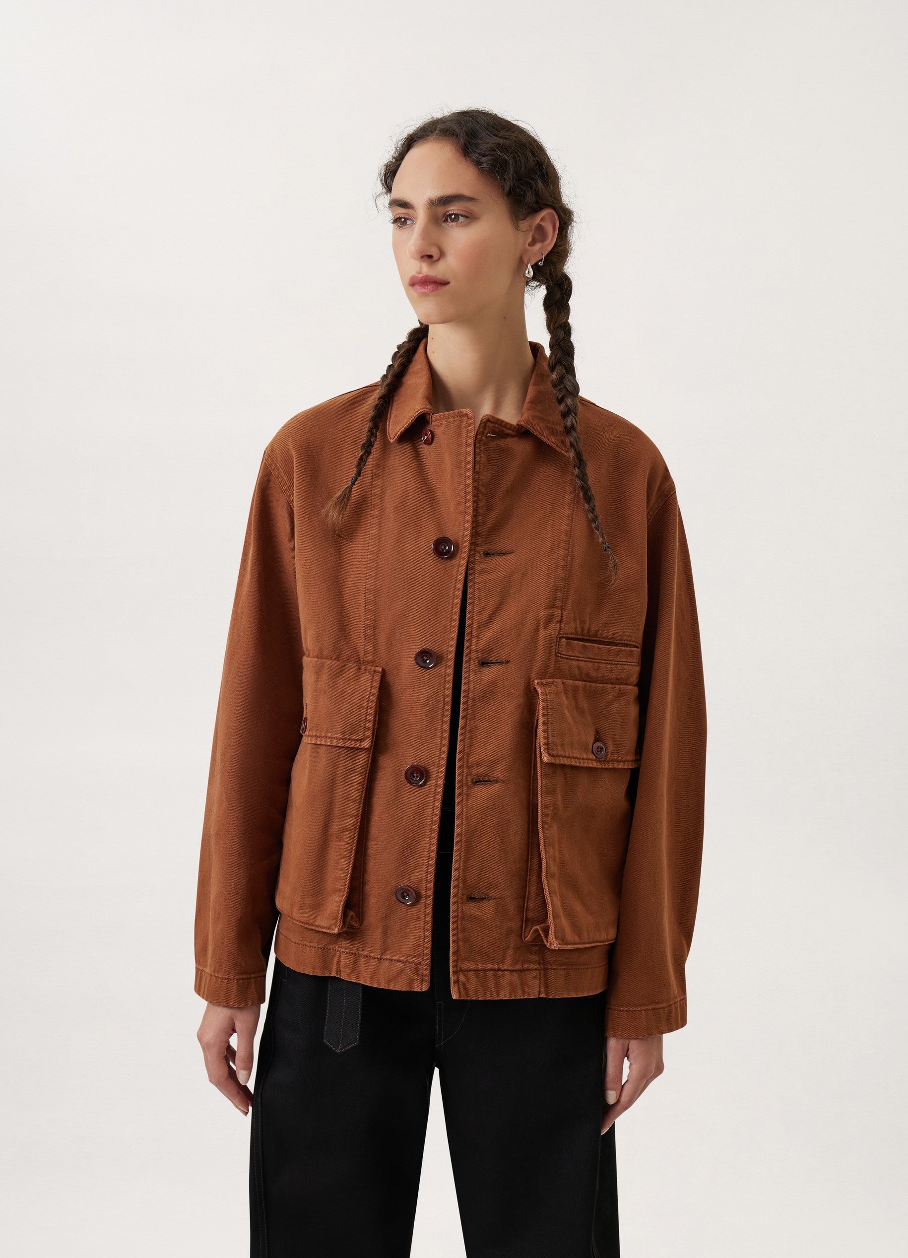 BOXY JACKET
GARMENT DYED DENIM - 3