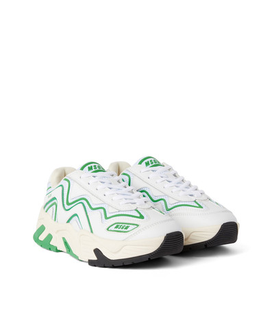 MSGM Vortex sneakers with Vibram sole outlook