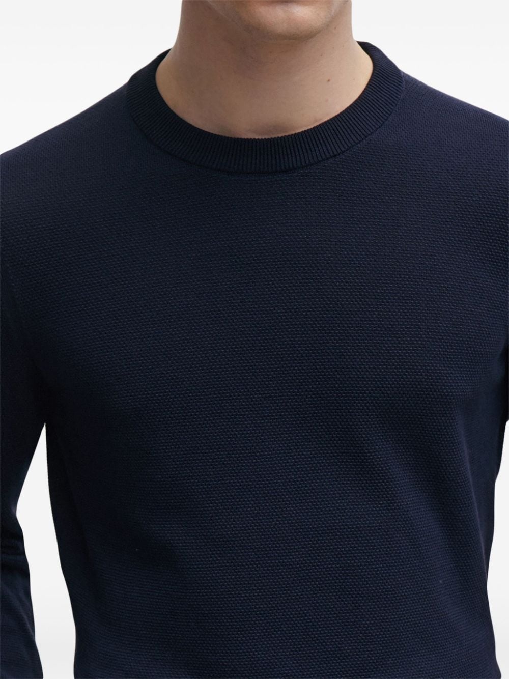 crew-neck cotton jumper - 5