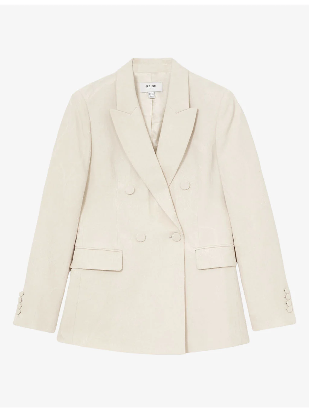 Ottie Double-Breasted Jacquard Blazer - 1