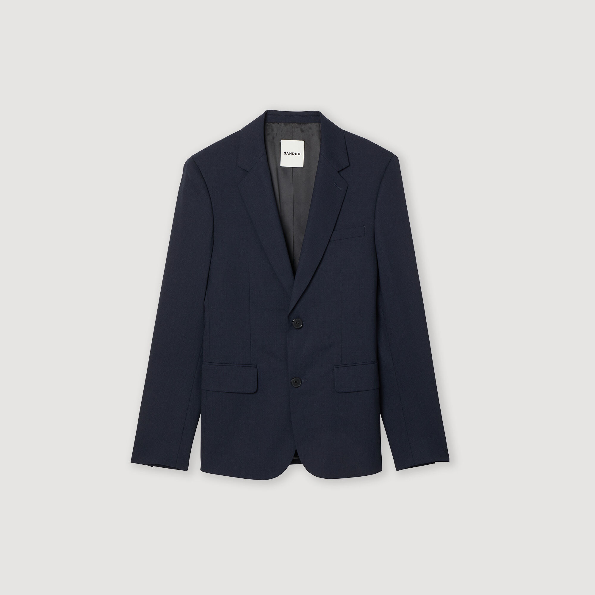STRETCH WOOL SUIT JACKET - 1