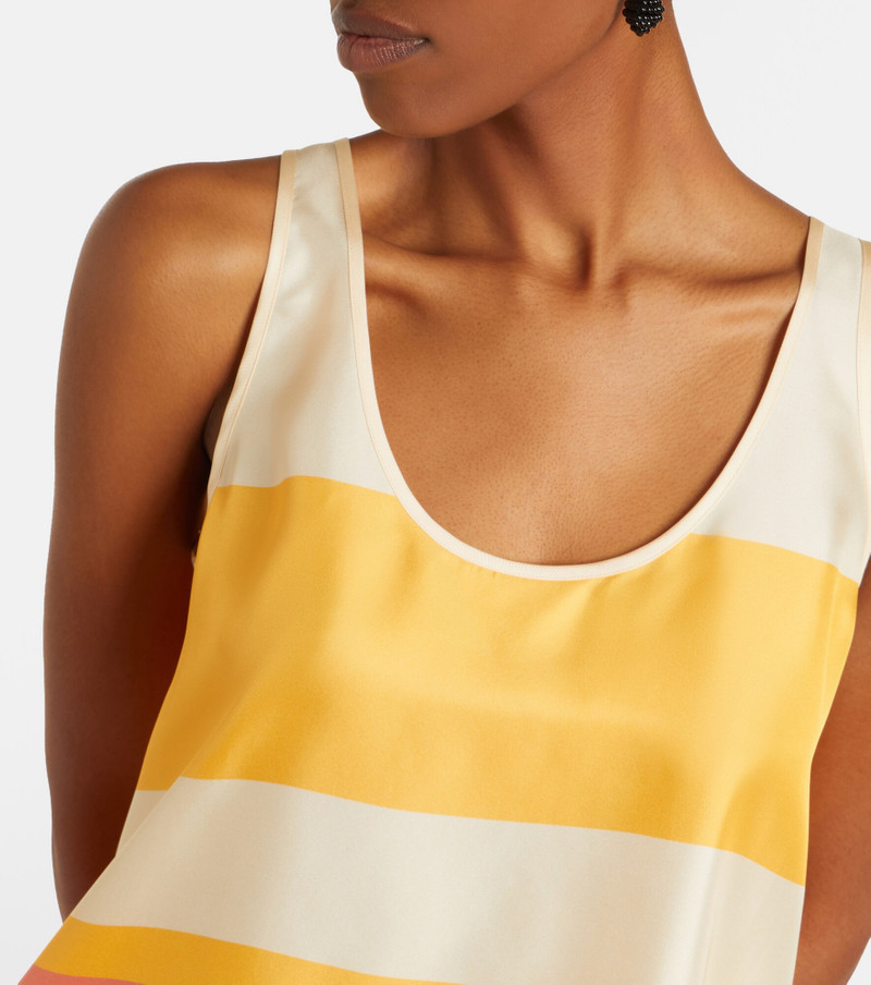 Sorbets striped silk twill top 3