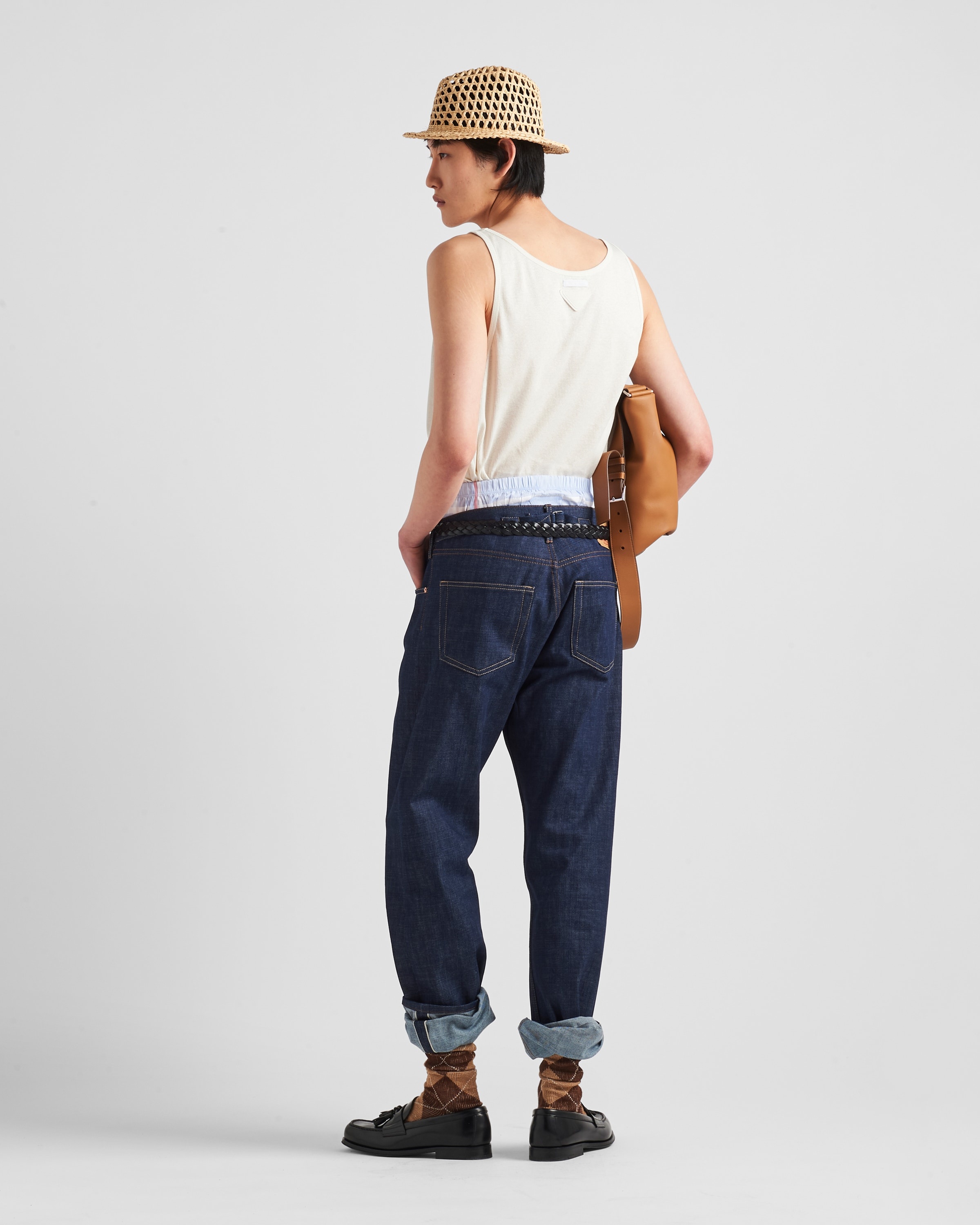 Linen and cotton tank top - 5