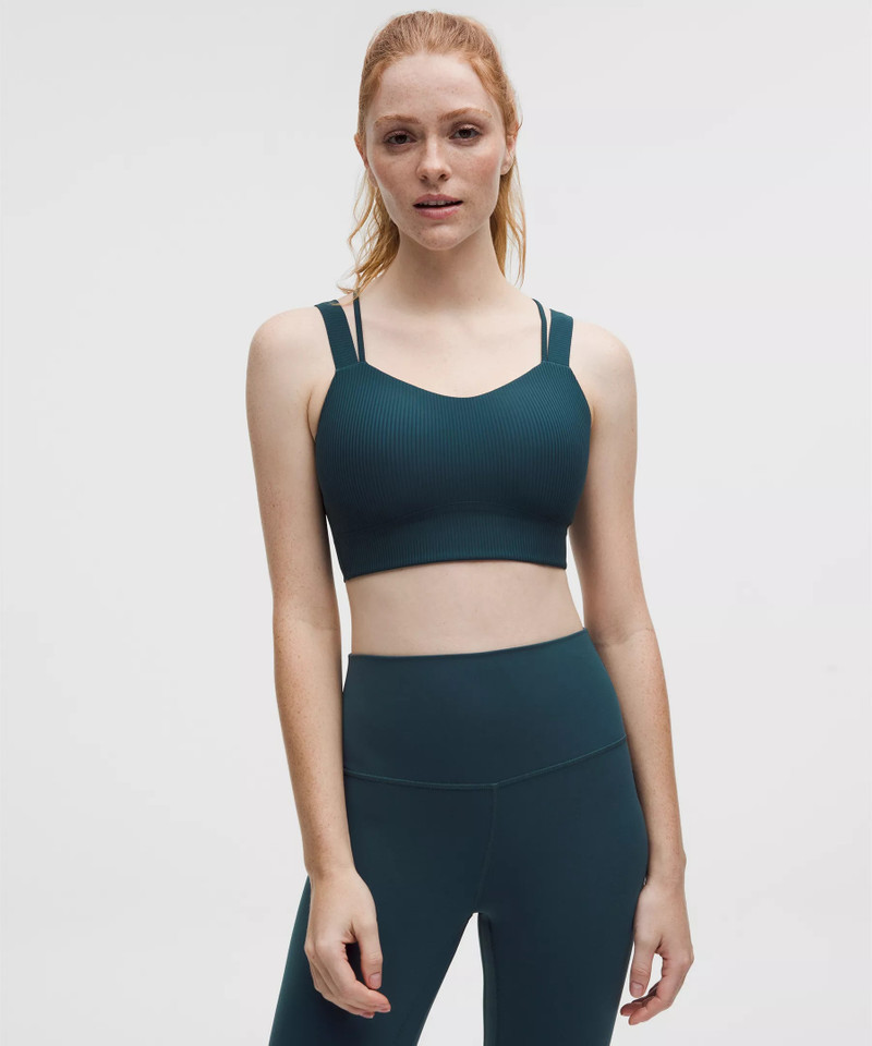 Like a Cloud Ribbed Longline Bra *Light Support, D/DD Cup 1