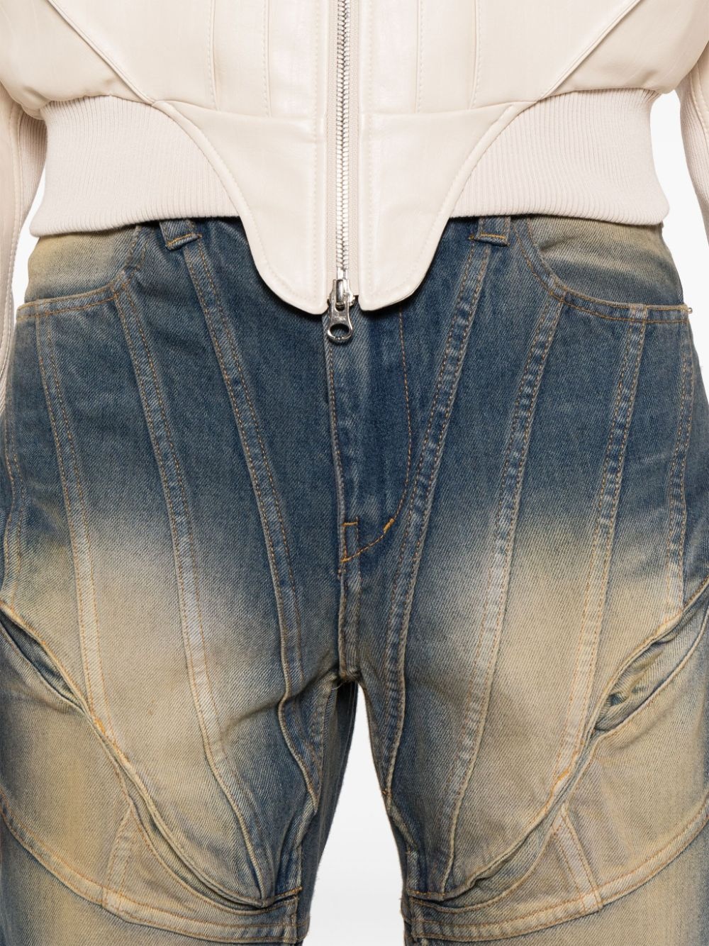 Corset cargo jeans - 5