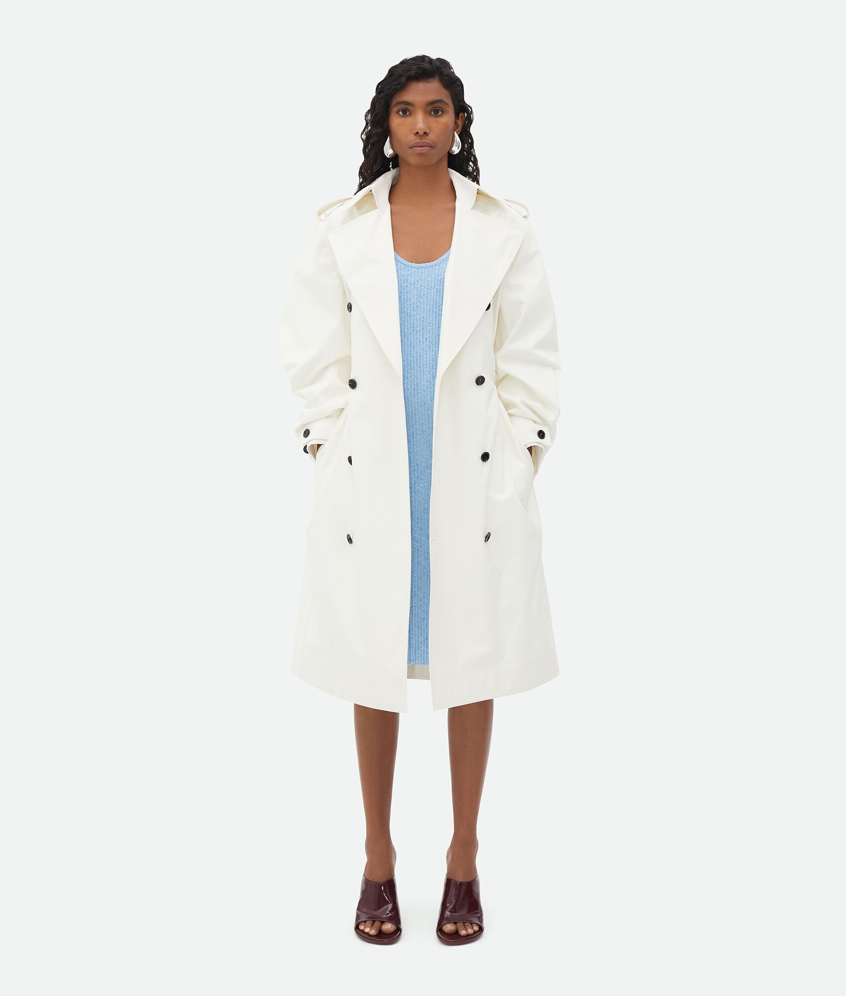 Slim Fit Ribbed Viscose Midi Dress - 5
