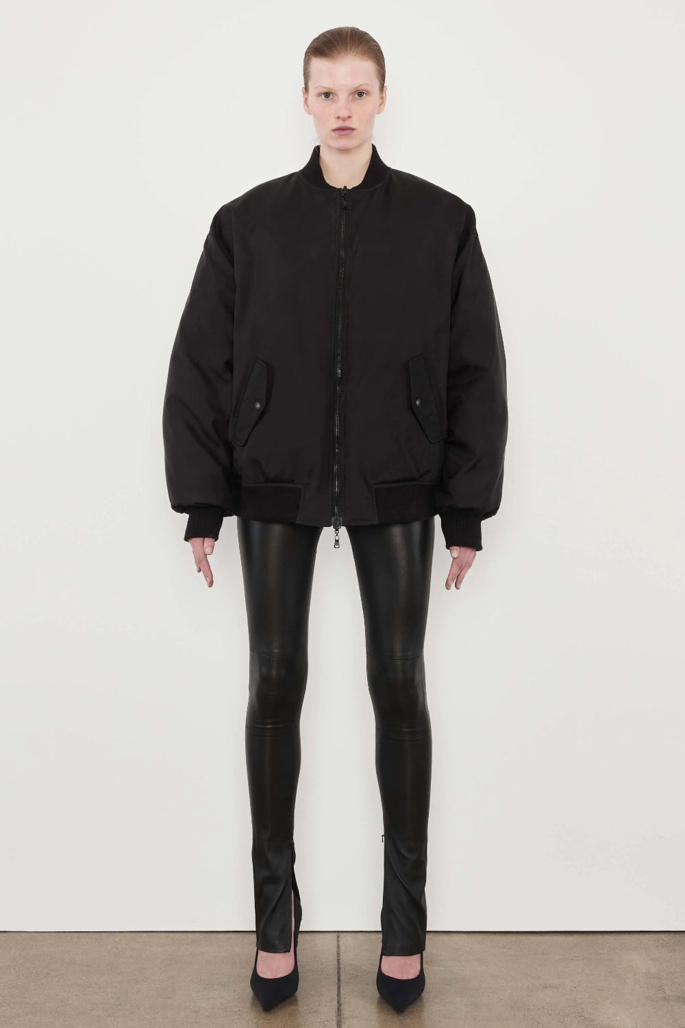Reversible Bomber Jacket Black - 2
