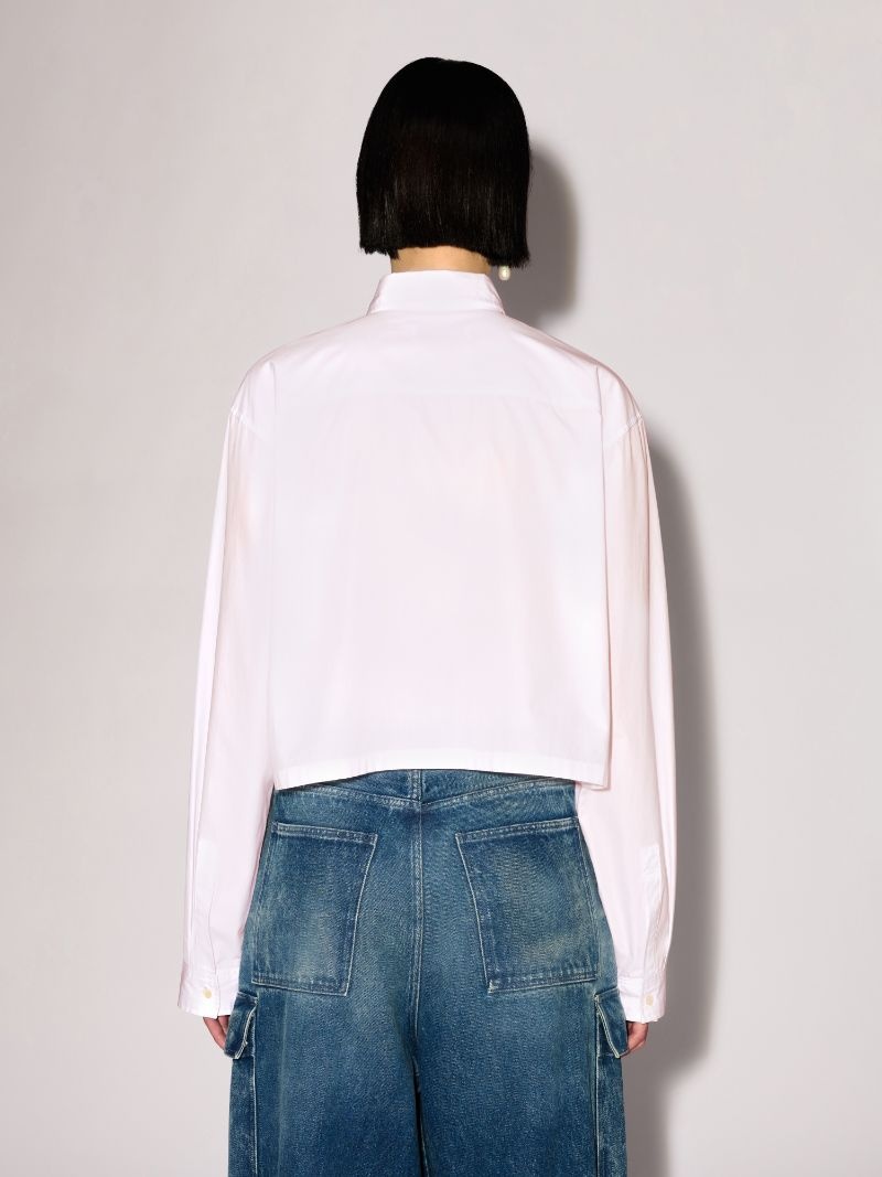 CROPPED OVER SHIRT - 4