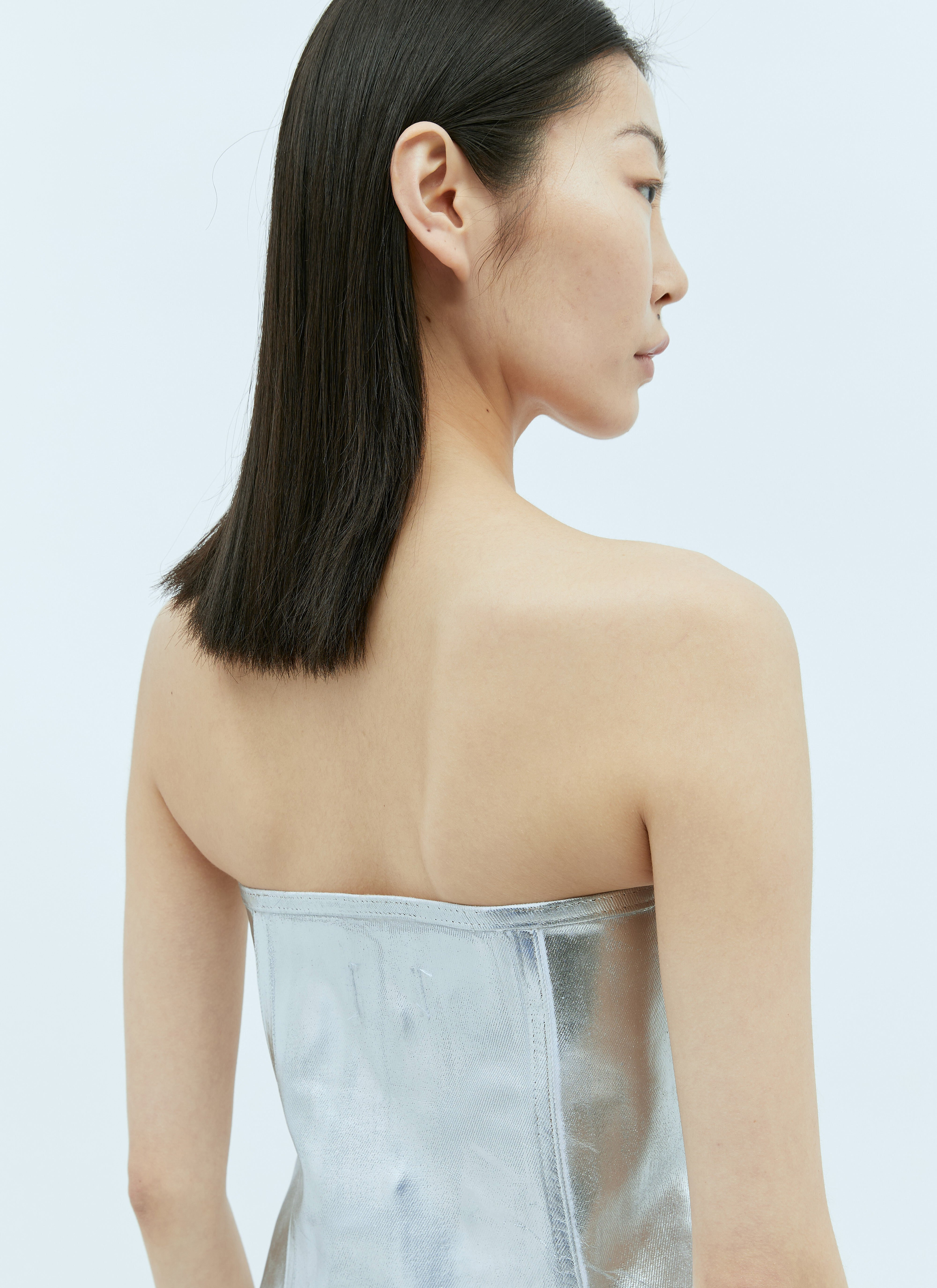 Foil Denim Corsage - 5