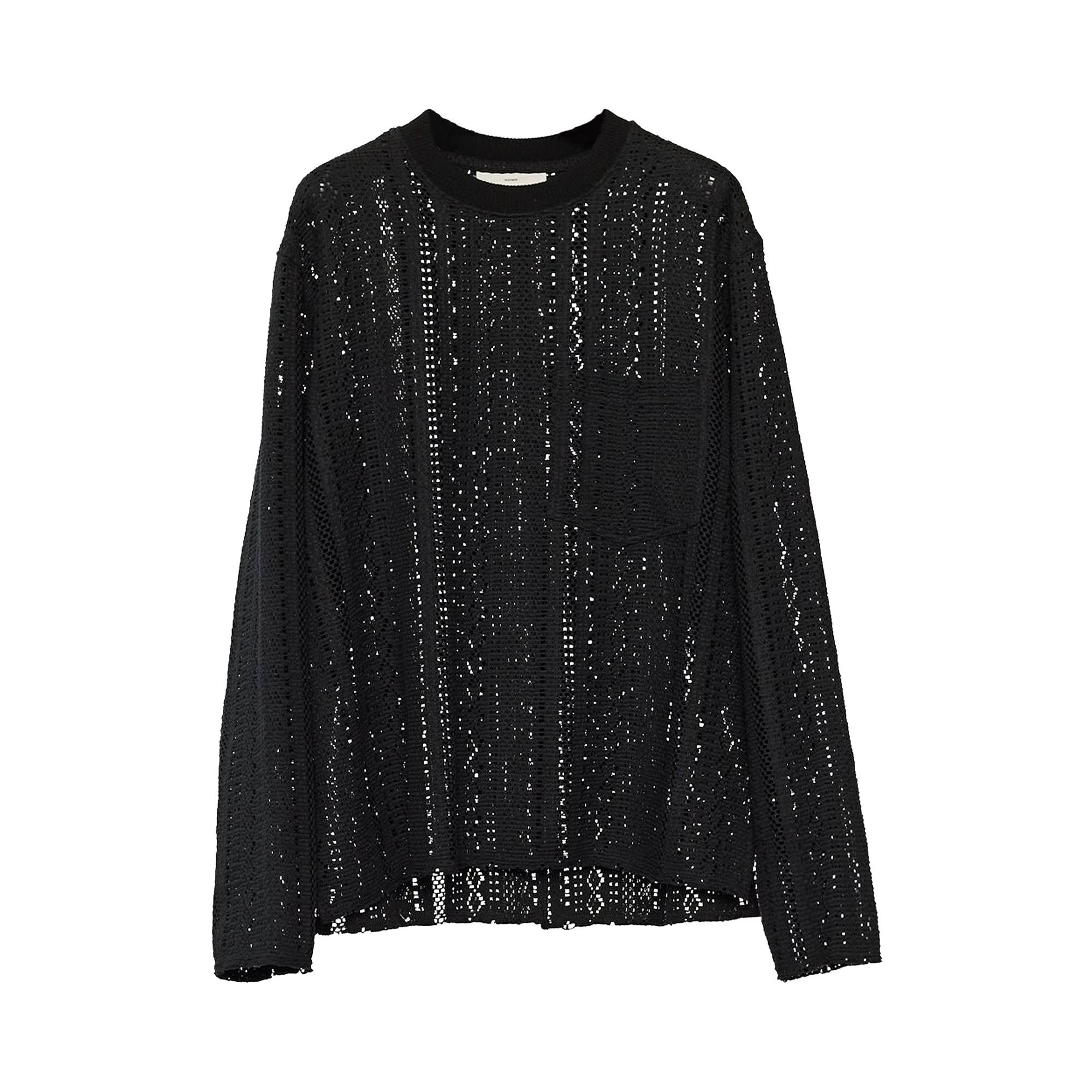 Song for the Mute Crewneck Pullover 'Black' - 1