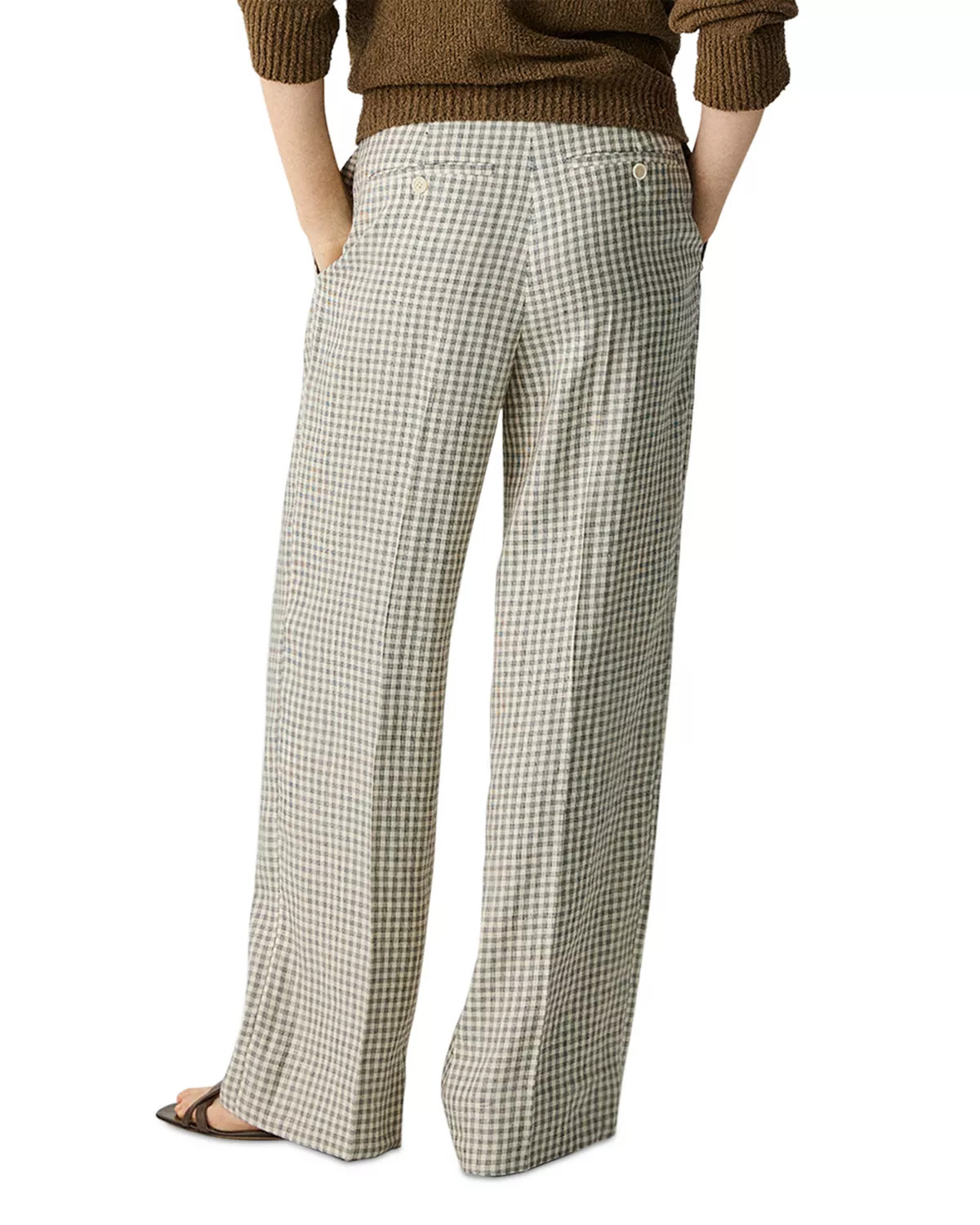 Linen Blend Pants - 3
