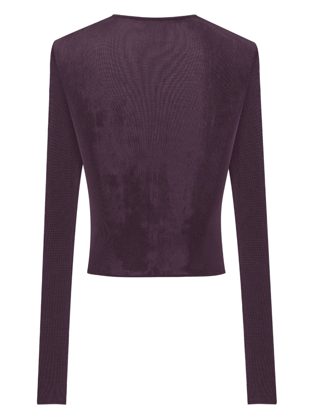 ribbed long-sleeve top - 2