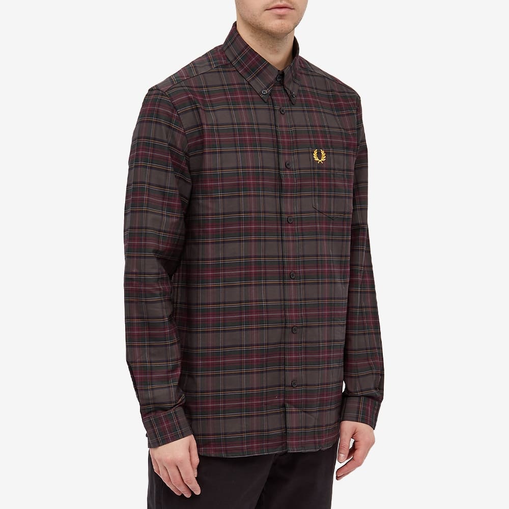 Fred Perry Tonal Tartan Shirt - 3