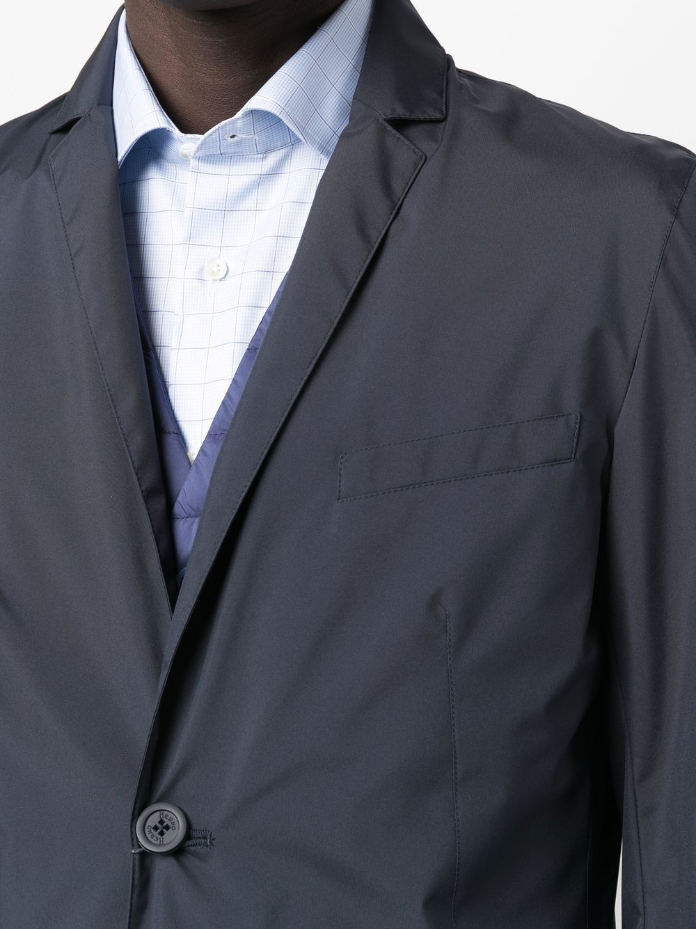 single-breasted fitted blazer - 5