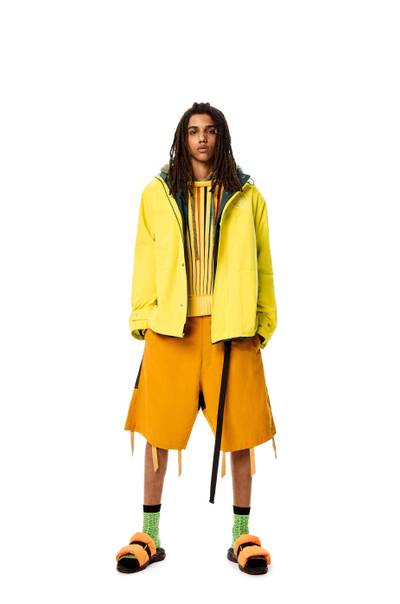 Loewe Double layer parka in cotton outlook