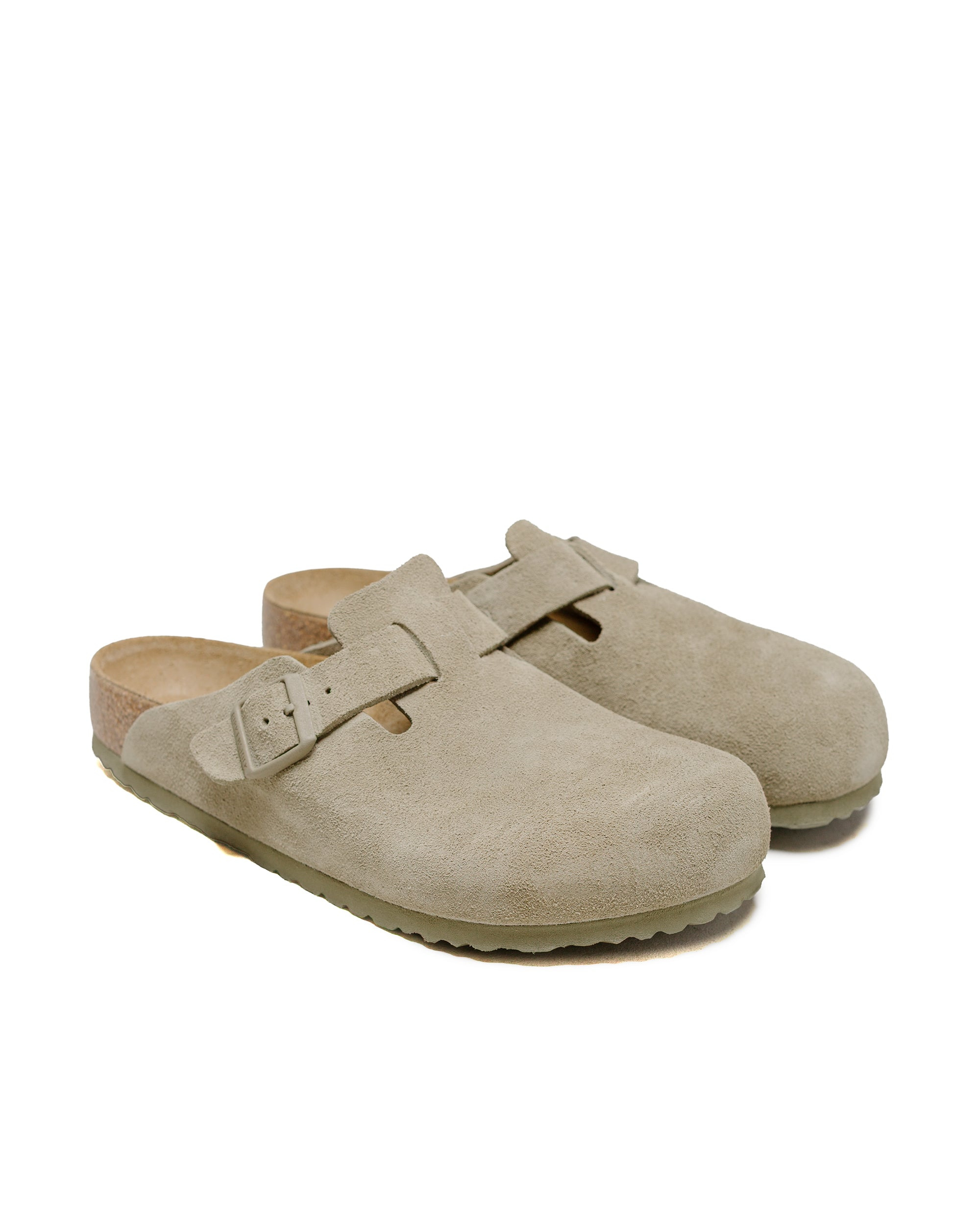 Boston Faded Khaki Suede - 2