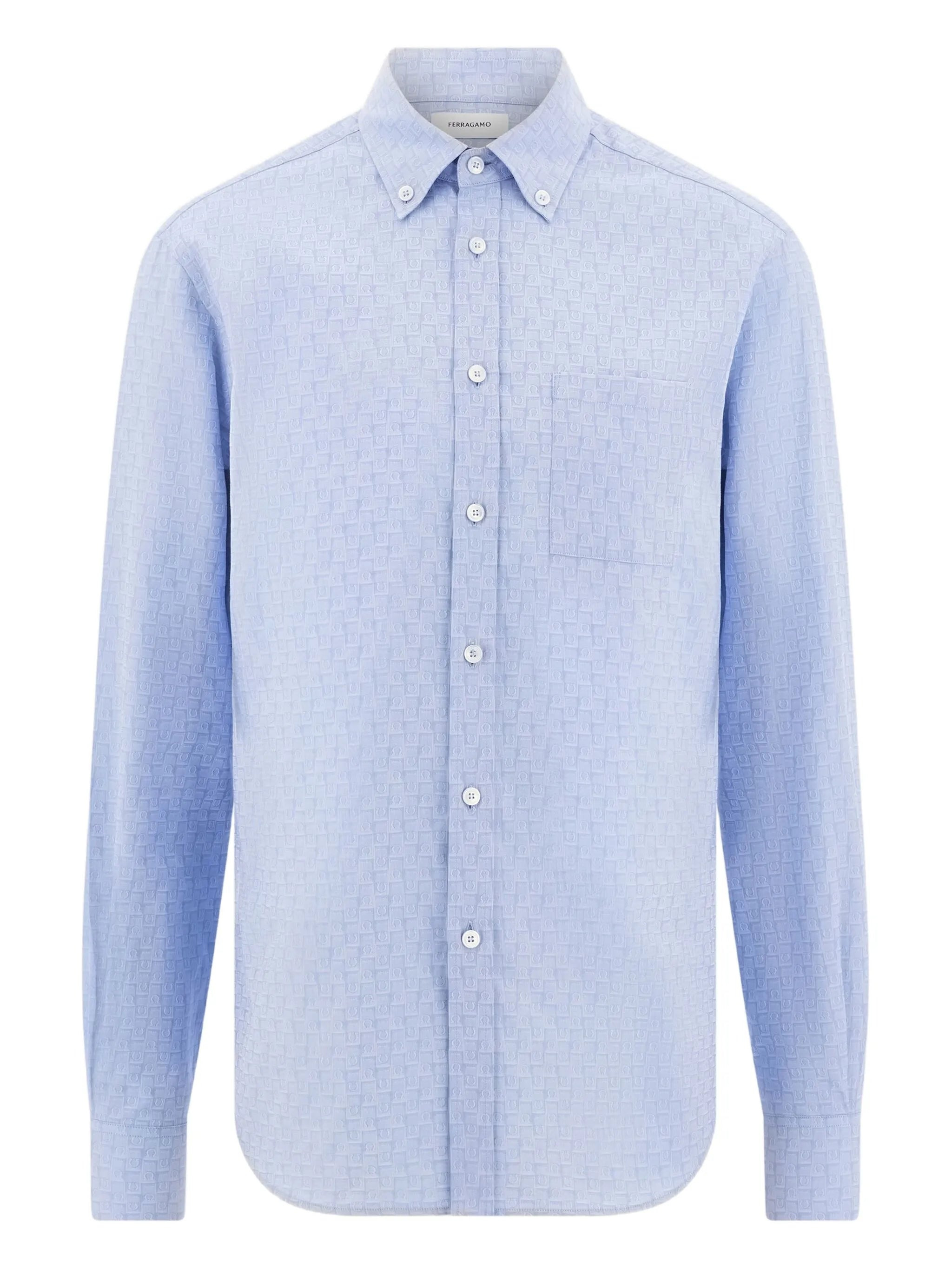 Jacquard Button-down Jacket - 1
