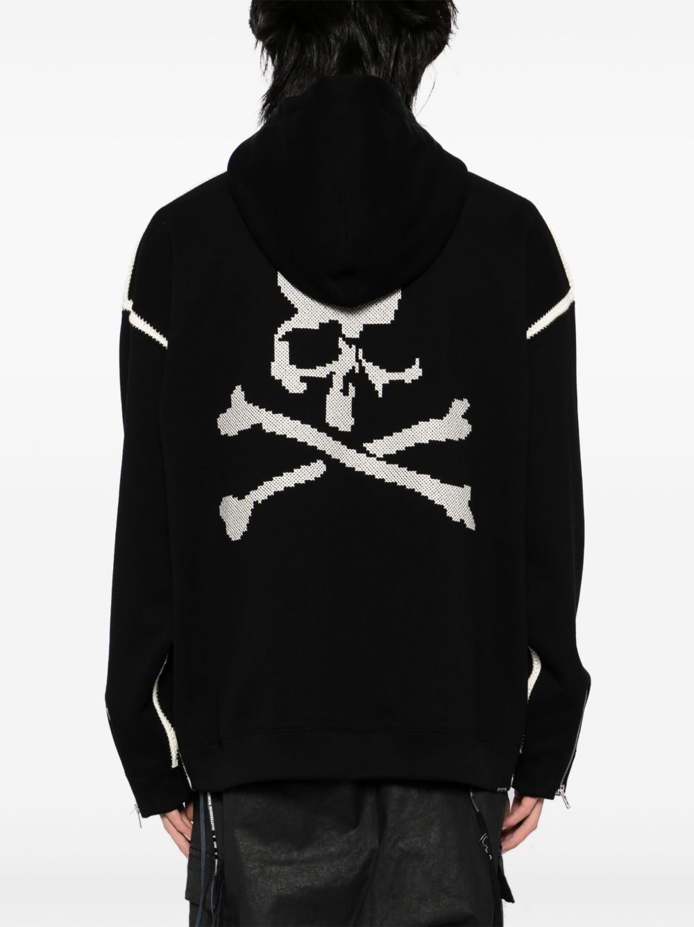 logo-embroidered hoodie - 4