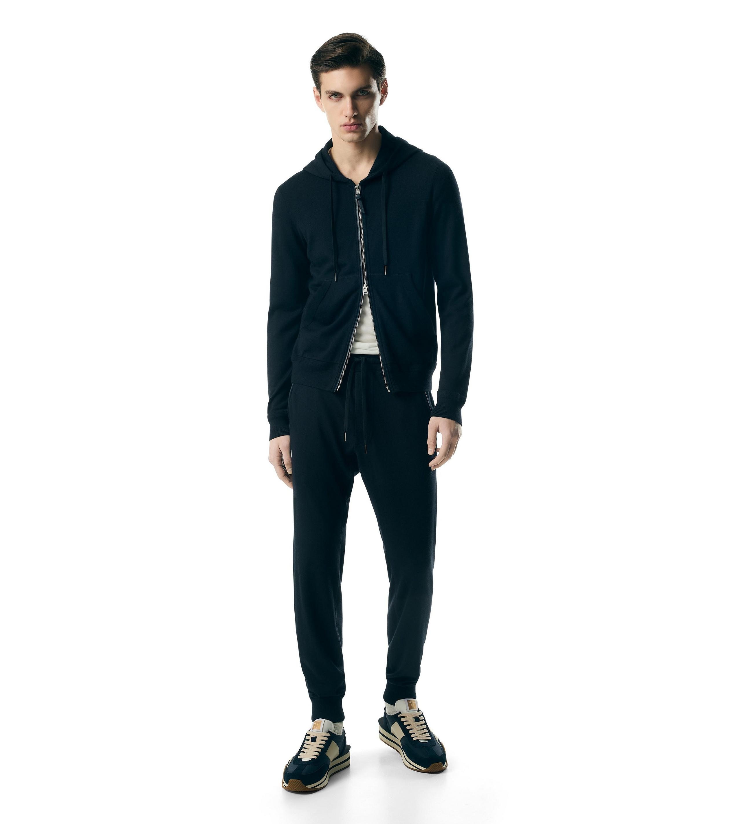 CASHMERE SILK LIGHTWEIGHT HOODIE - 2