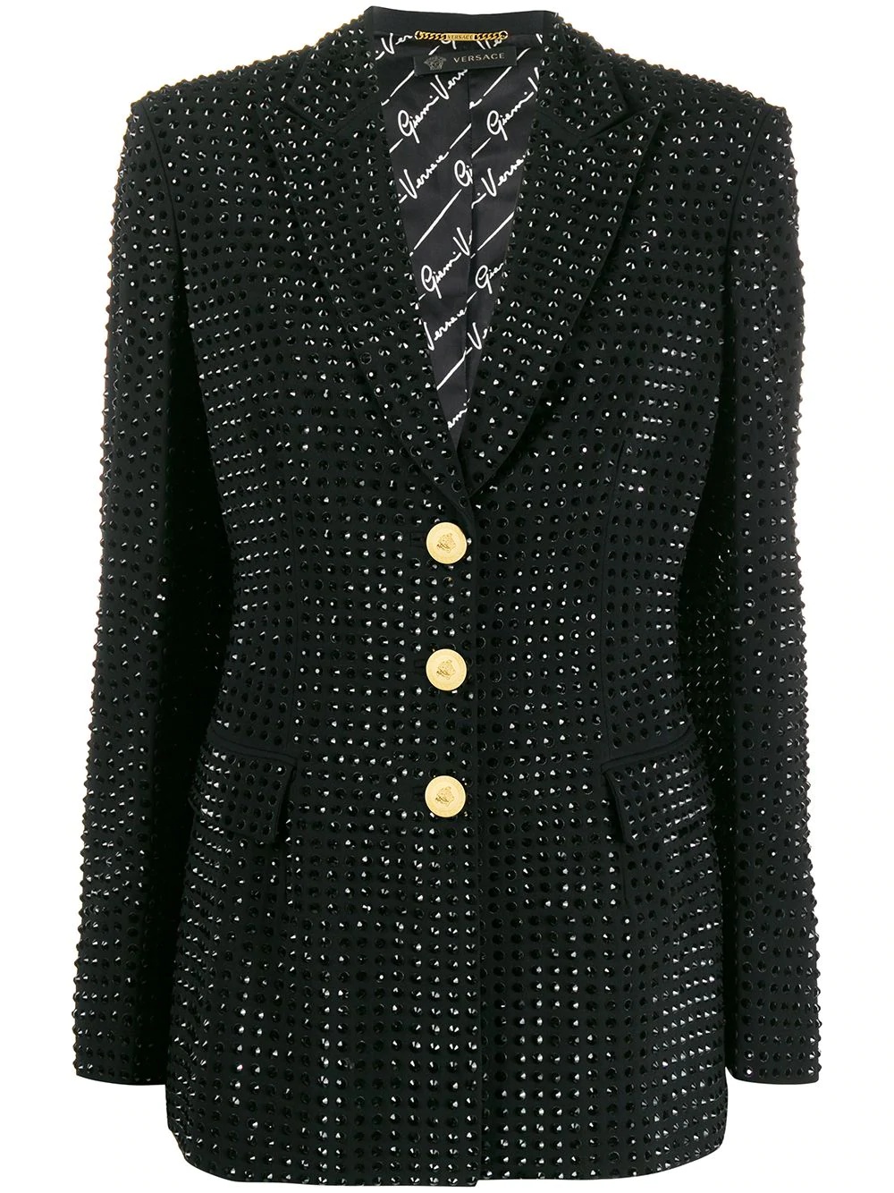 crystal detail blazer - 1