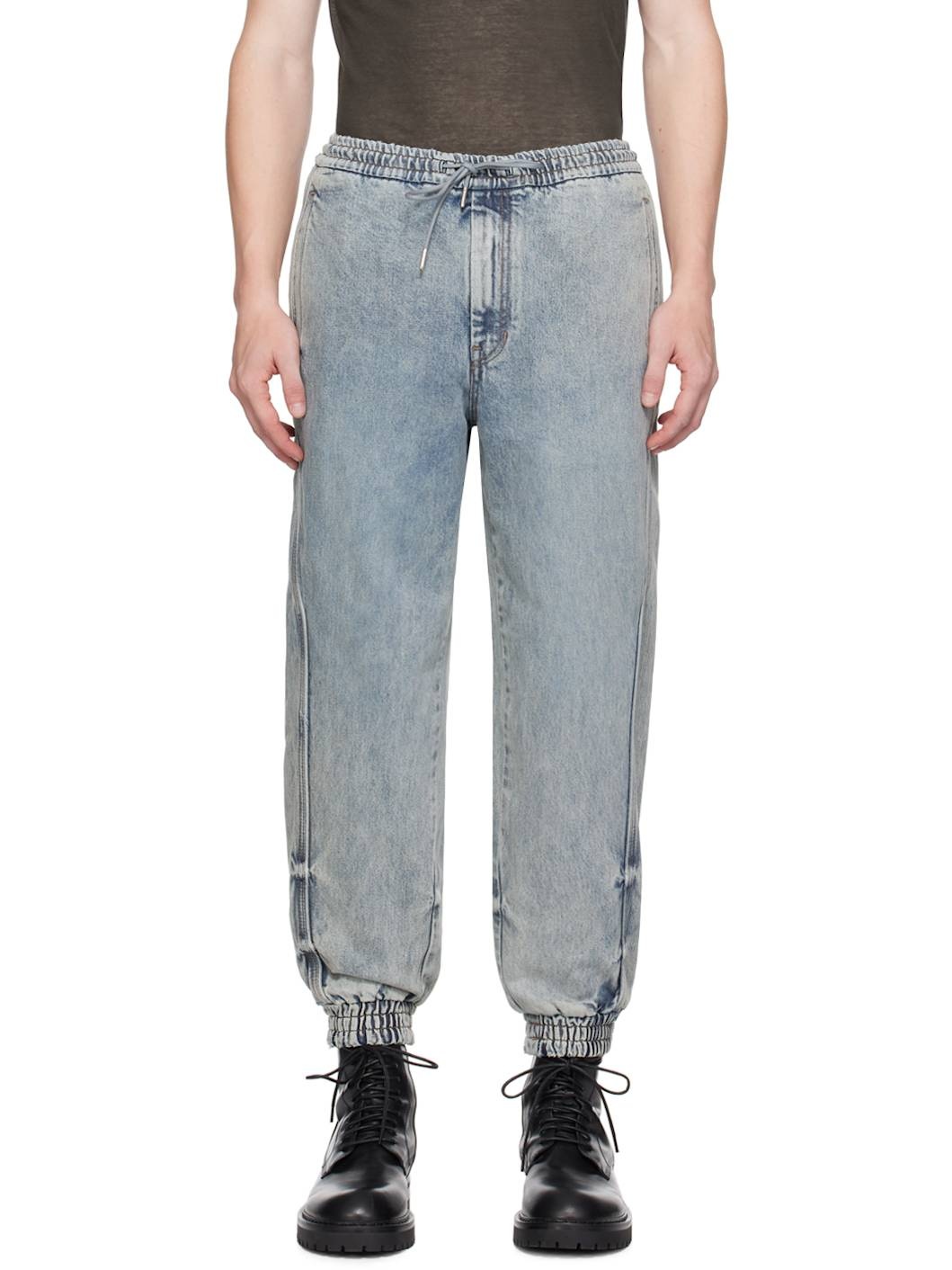 Blue Faded Jeans - 1