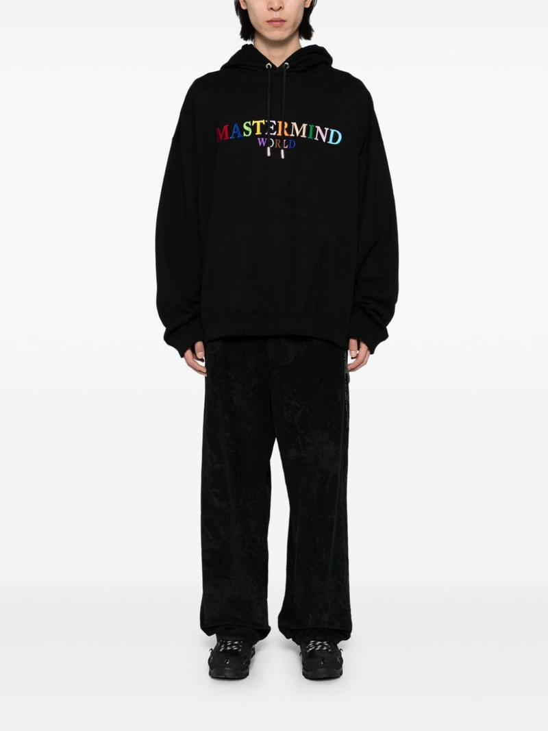 MASTERMIND WORLD logo-embroidered hoodie outlook