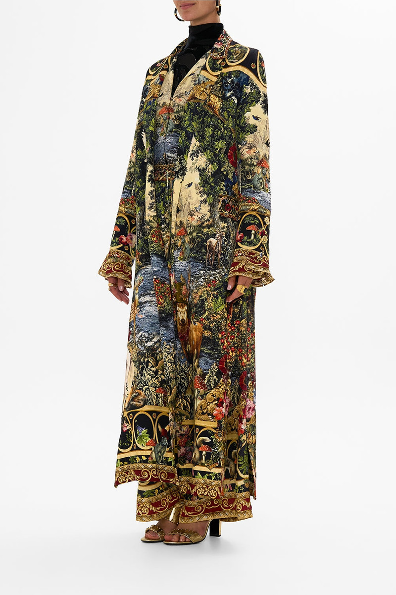 COAT WITH WIDE CUFFS AND SHORT SIDE SPLITS 9