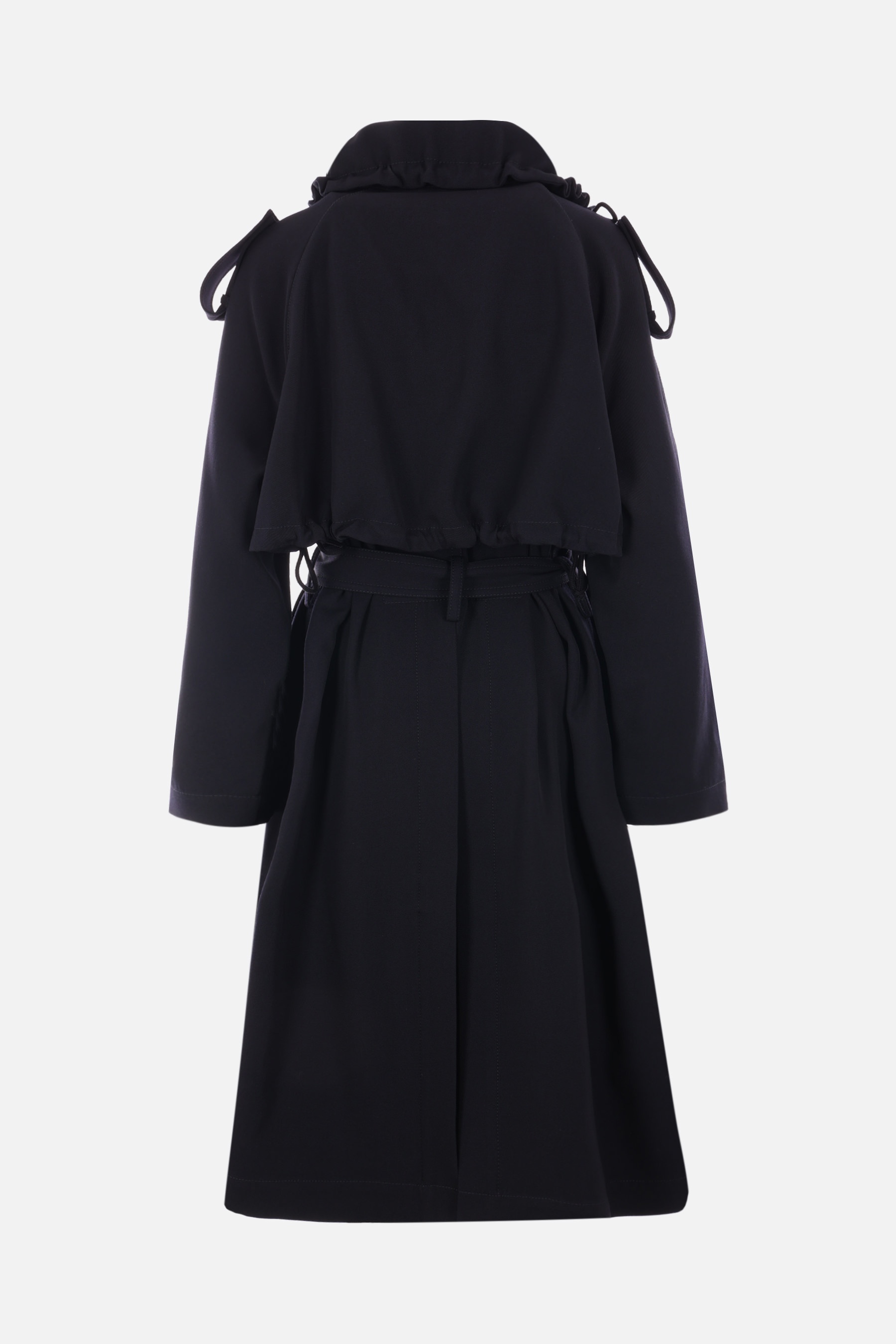 トレンチコート BOTTEGA VENETA DOUBLE-BREASTED GABARDINE TRENCH COAT Bottega Veneta DOUBLE-BREASTED GABARDINE TRENCH COAT